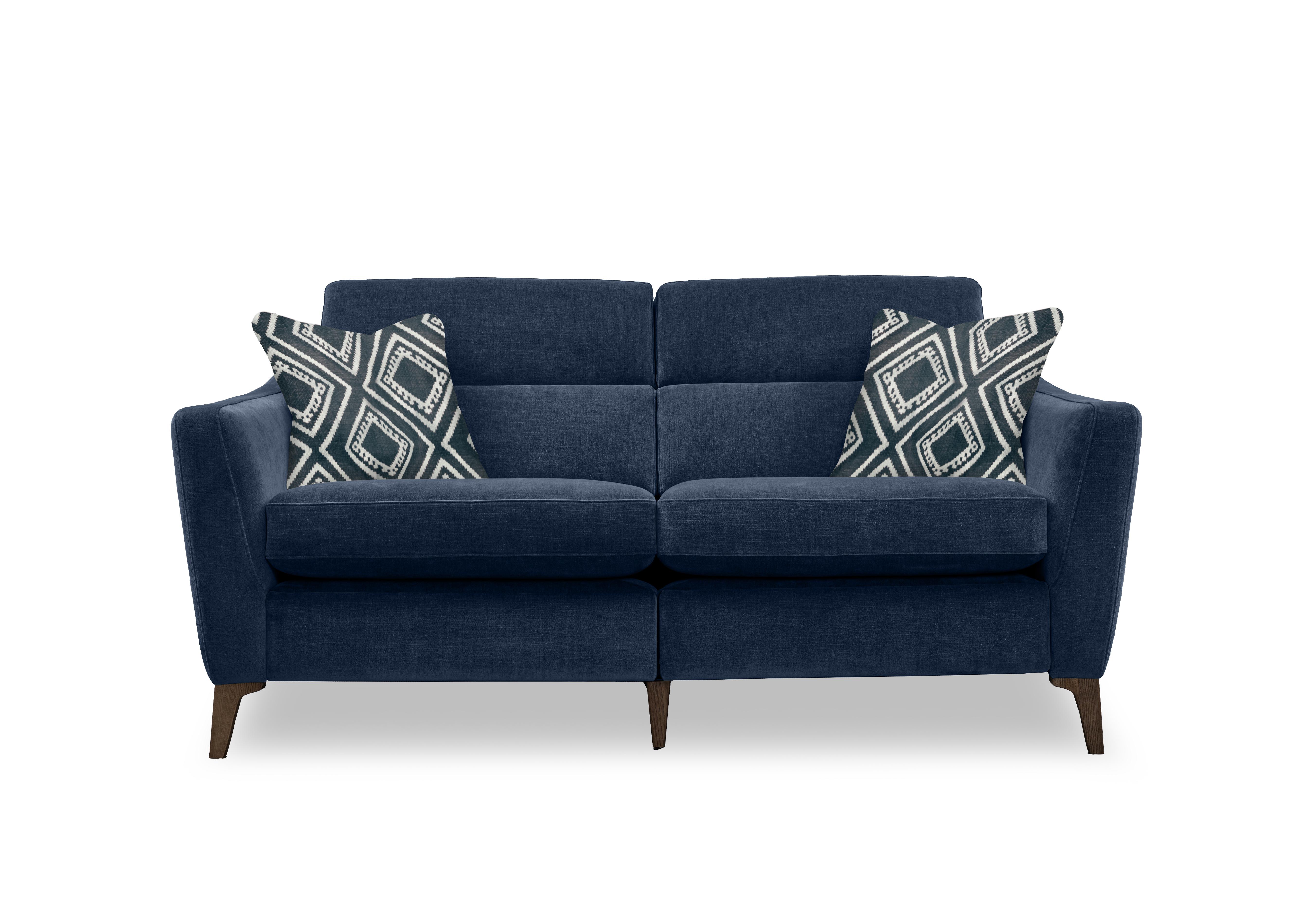 Moderna 2 Seater Power Recliner Sofa with Power Telescopic Headrests in Mht Ink Sw on Furniture Village