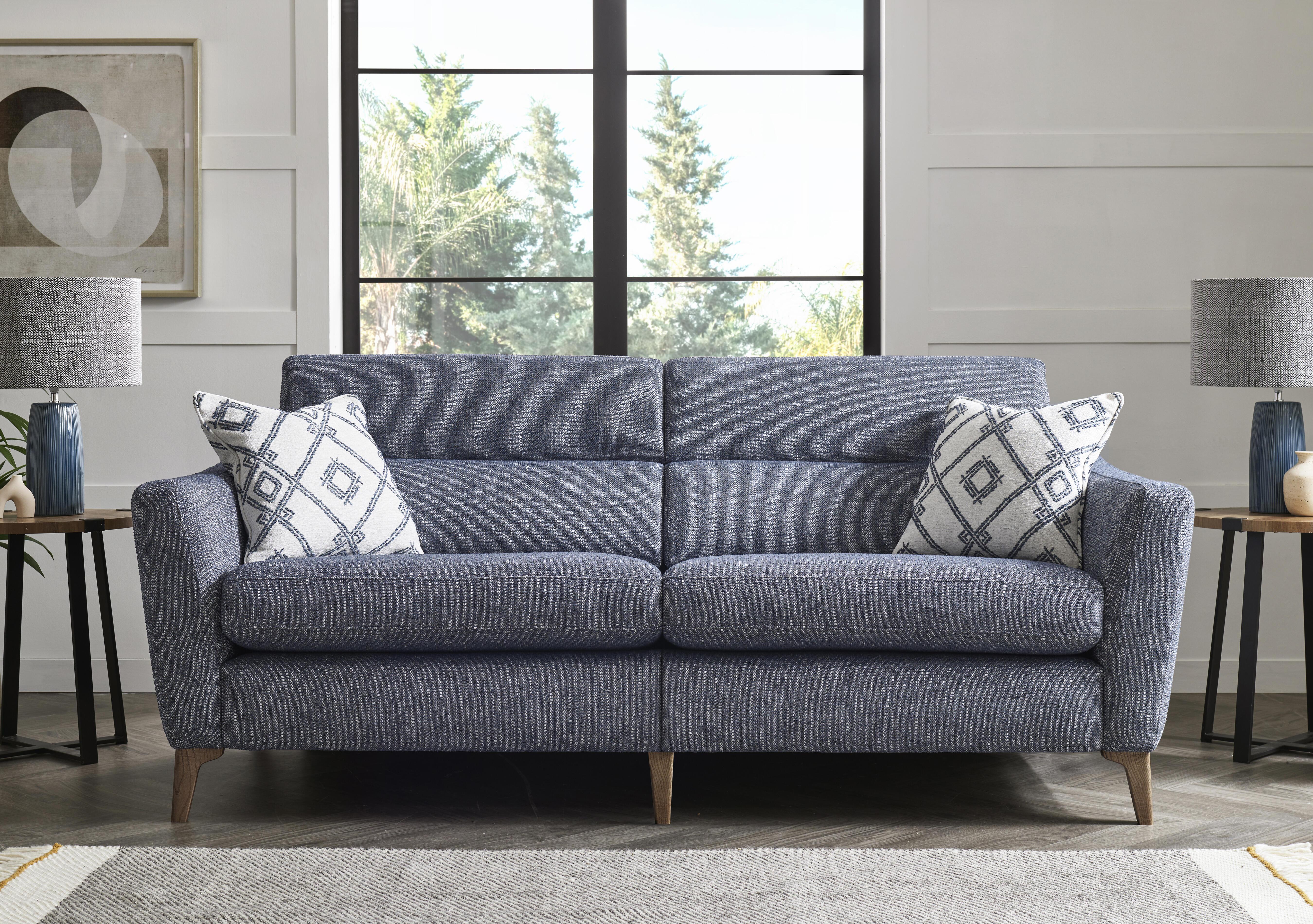 Moderna 3 Seater Power Recliner Sofa with Power Telescopic Headrests in  on Furniture Village