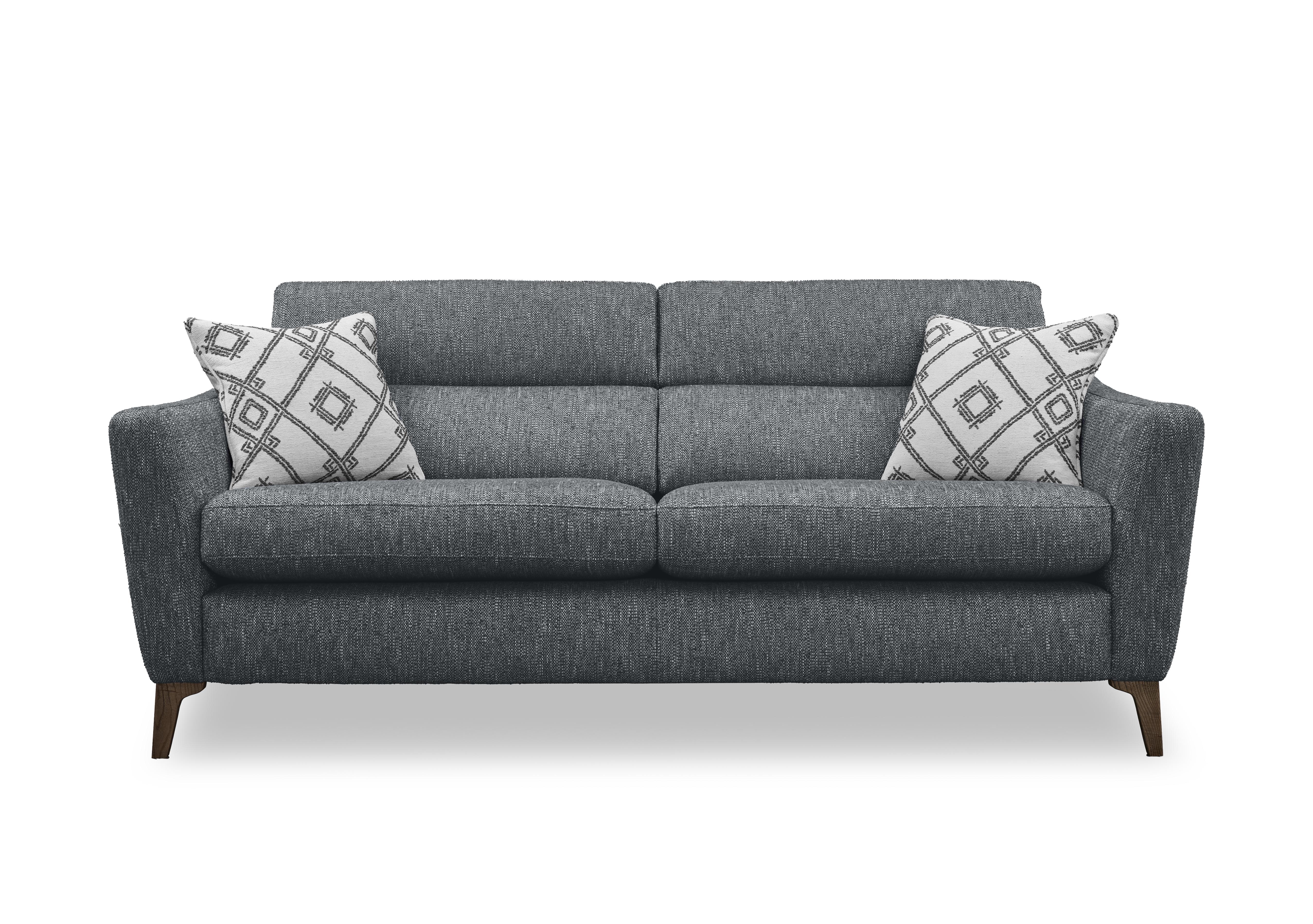 Moderna 3 Seater Sofa in Blr Charcoal Sw on Furniture Village