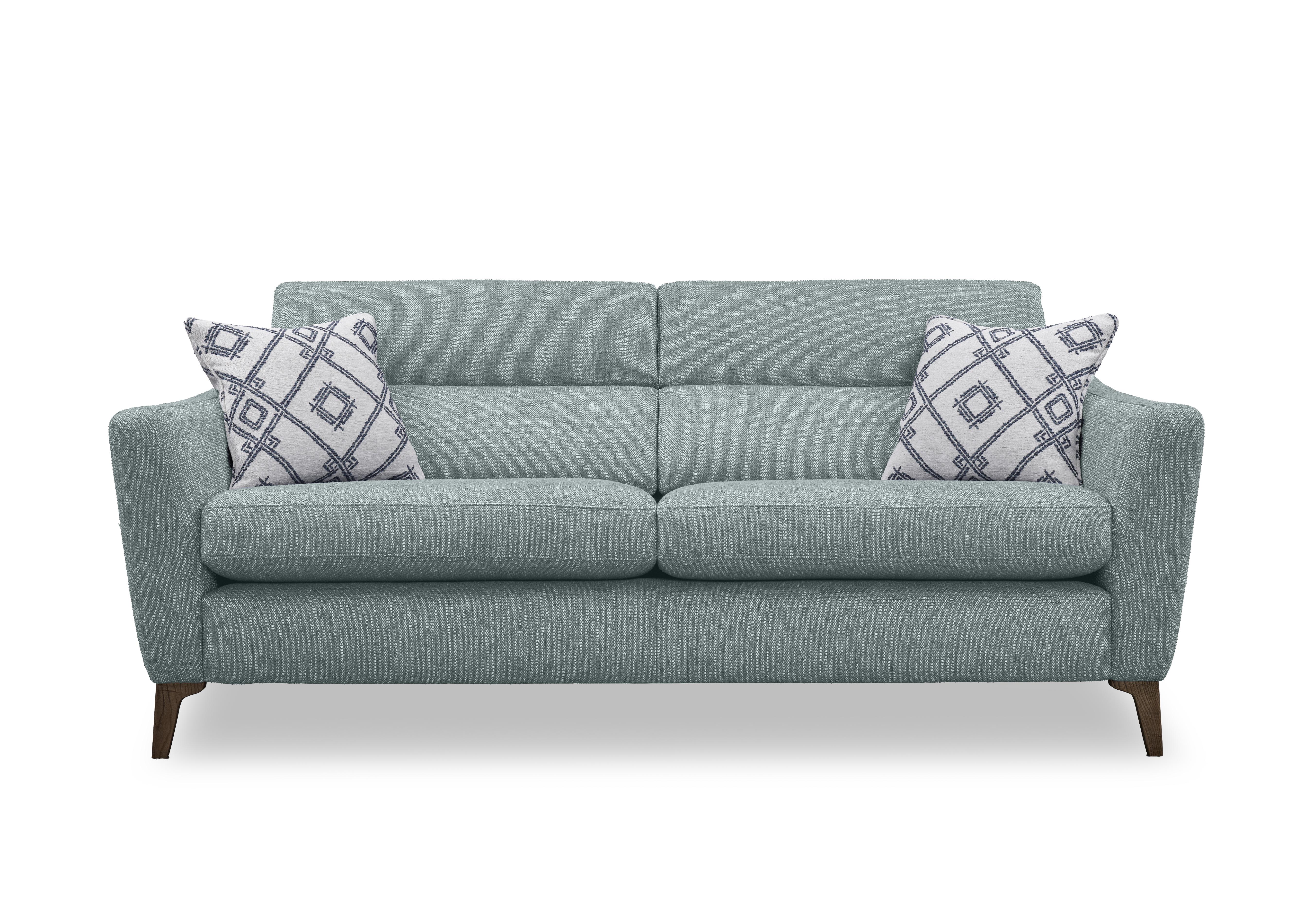 Moderna 3 Seater Sofa in Blr Duck Egg Sw on Furniture Village