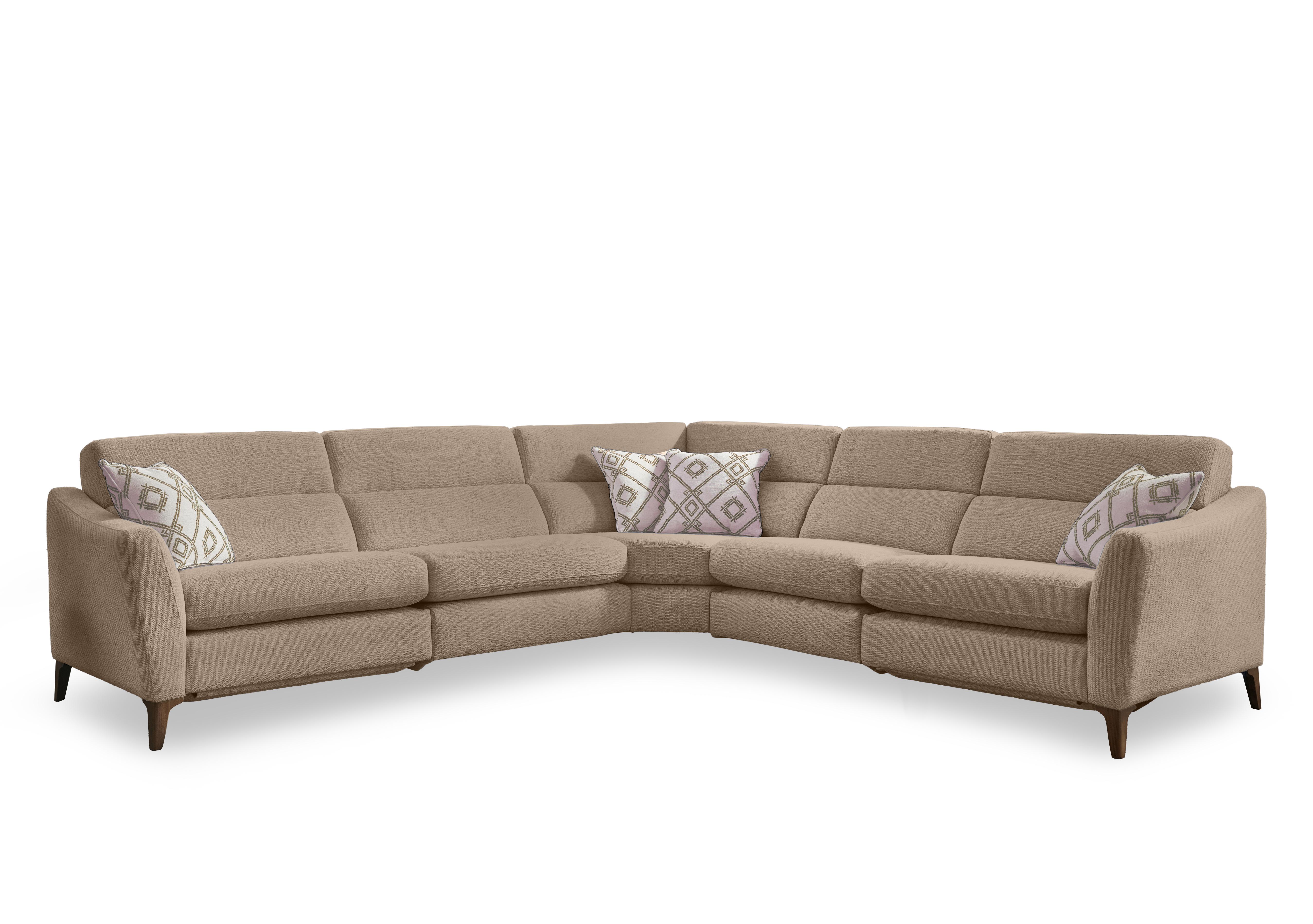 Moderna Large Corner Sofa in Blr Flax Sw on Furniture Village