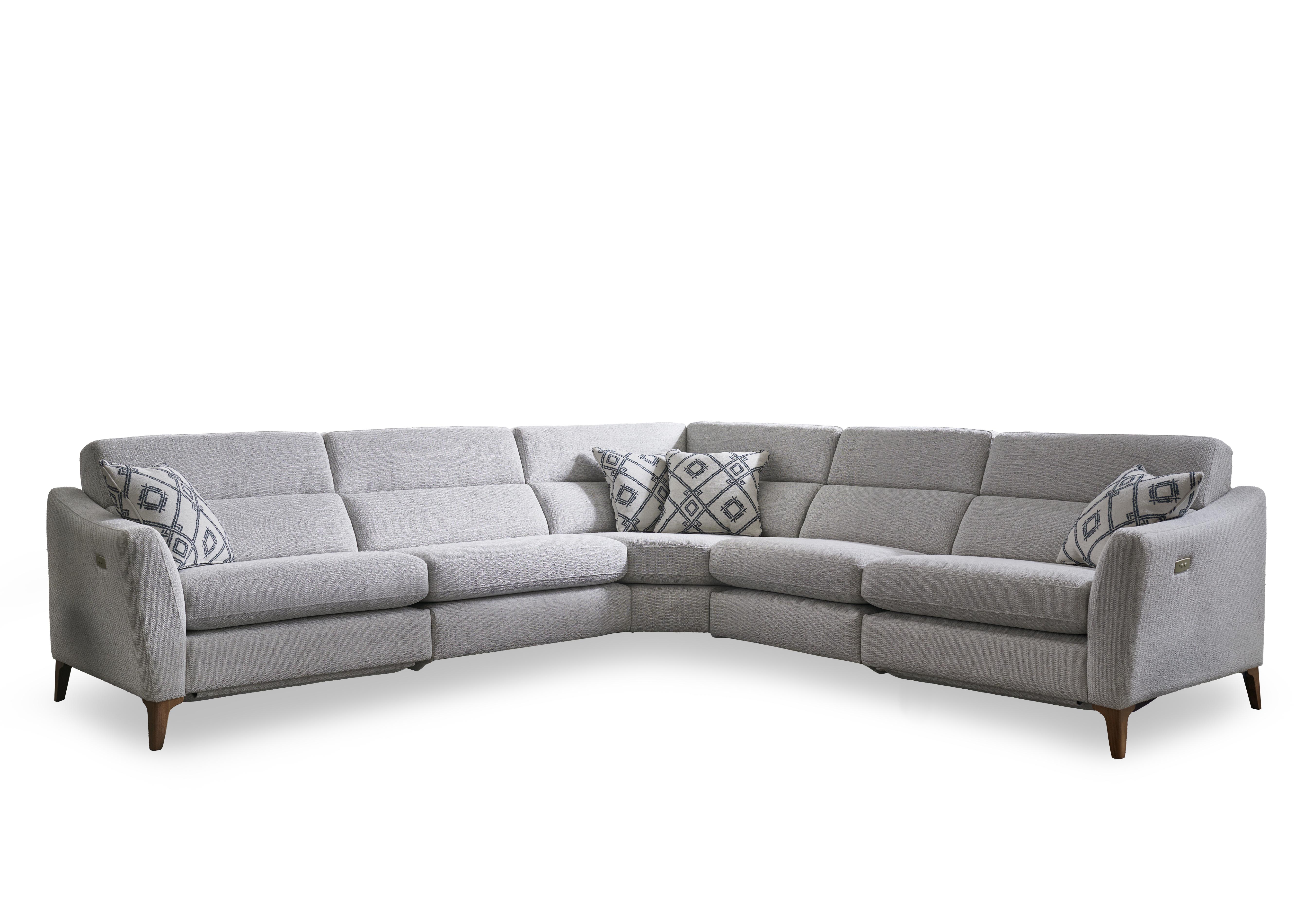 Moderna Large Corner Sofa in Blr Pearl Sw on Furniture Village