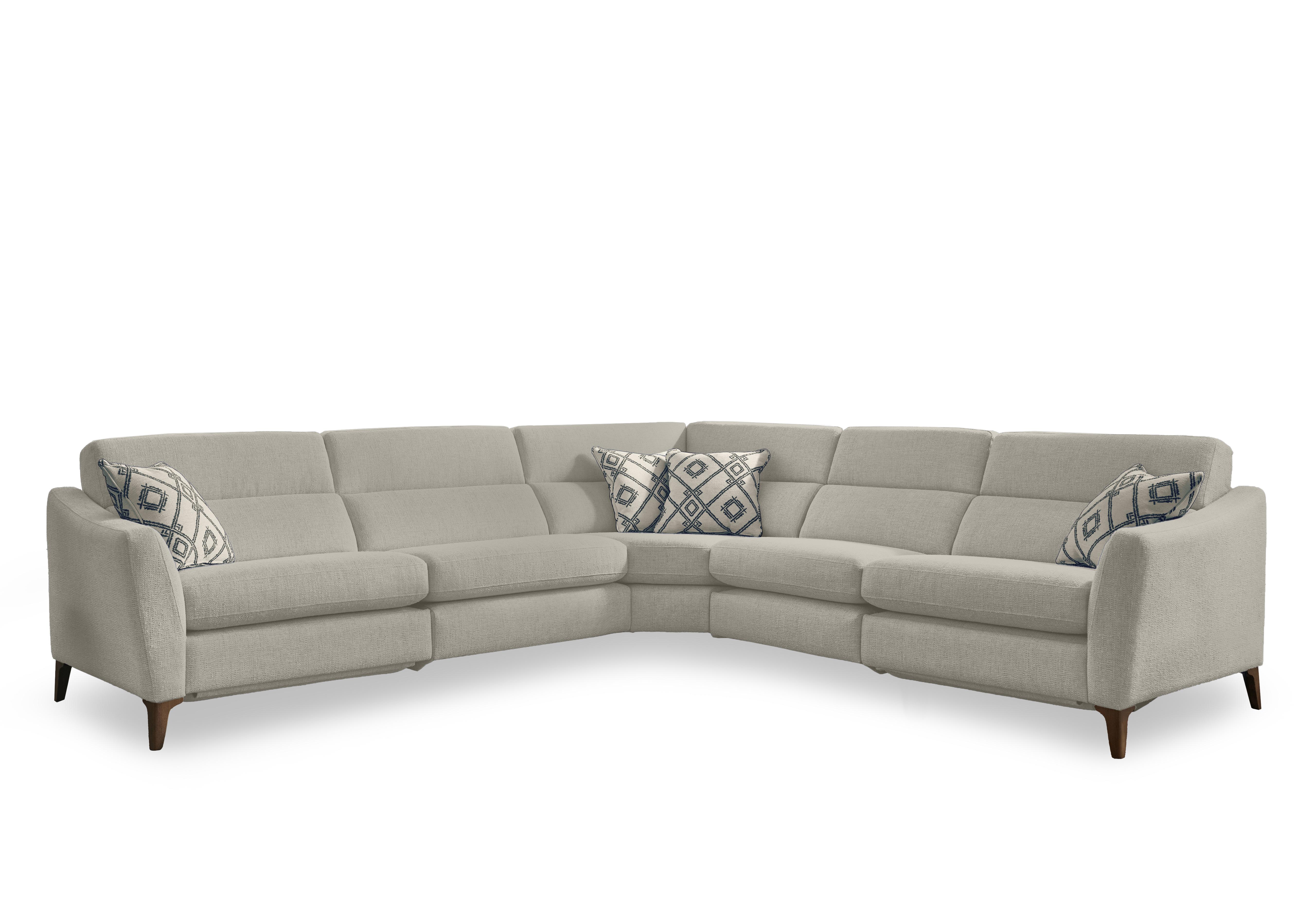 Moderna Large Corner Sofa in Blr Sand Sw on Furniture Village