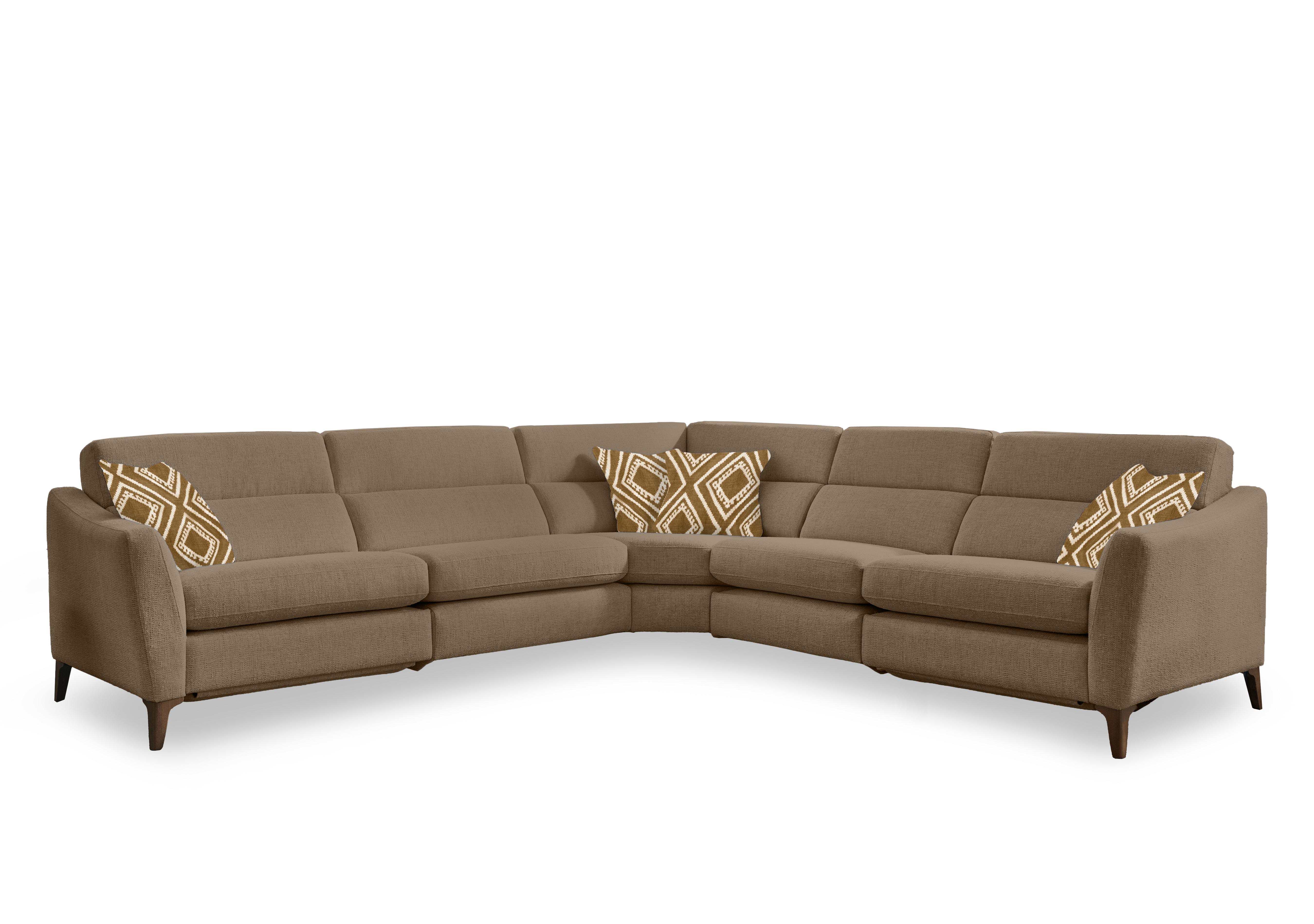 Moderna Large Corner Sofa in Mht Fawn Sw on Furniture Village