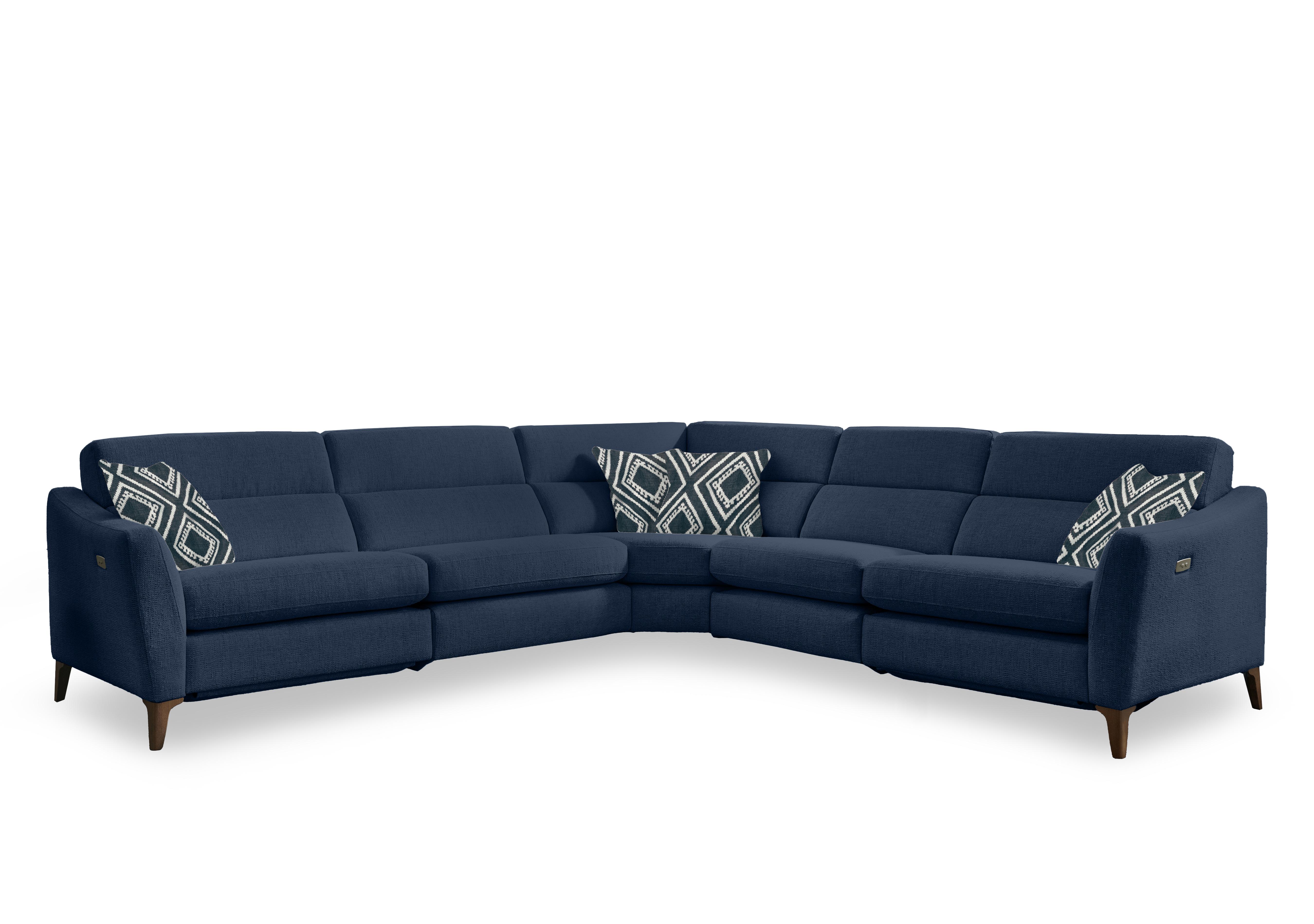 Moderna Large Corner Sofa in Mht Ink Sw on Furniture Village