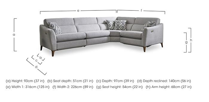 Moderna Corner Sofa in  on Furniture Village