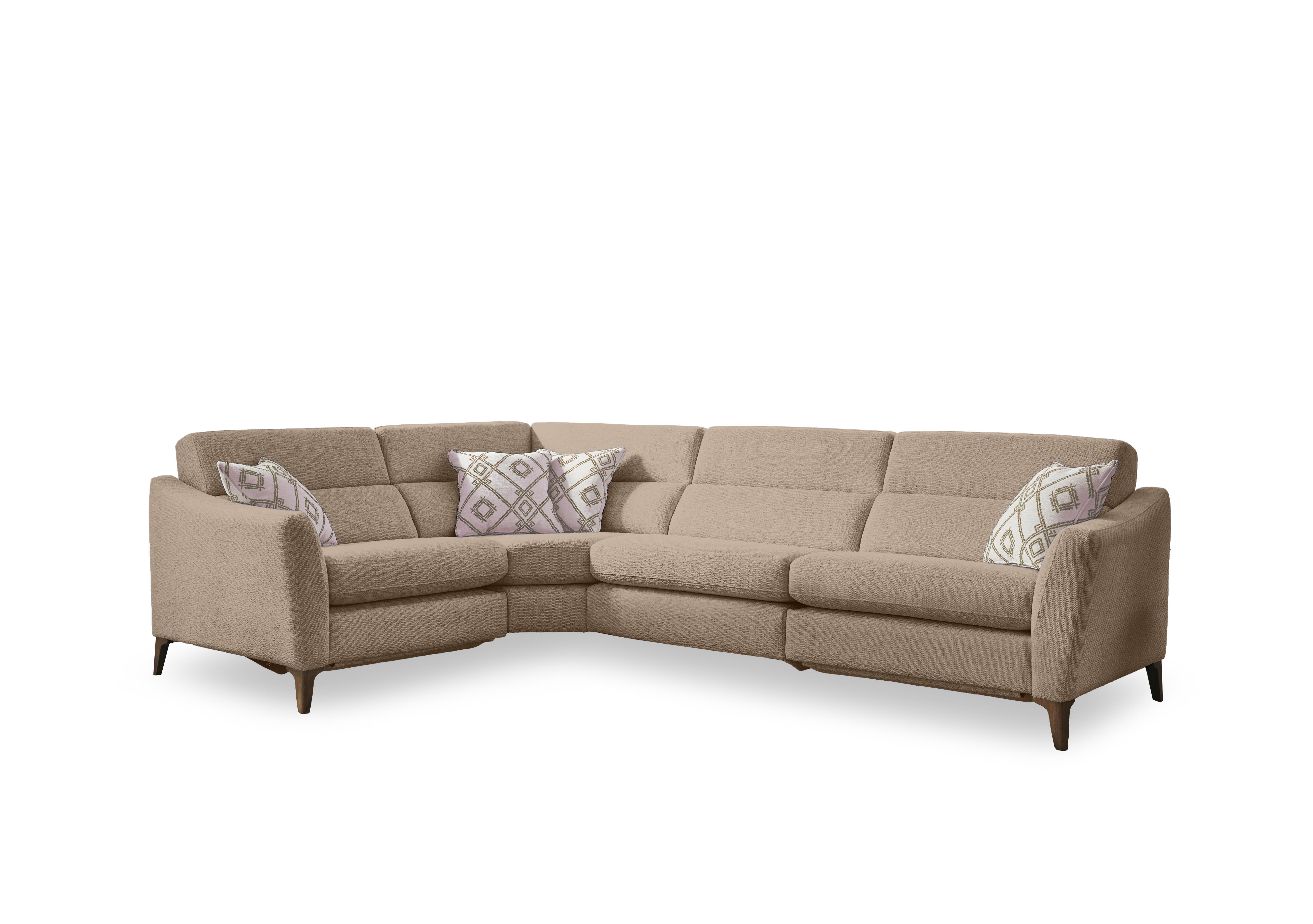 Moderna Corner Sofa in Blr Flax Sw on Furniture Village