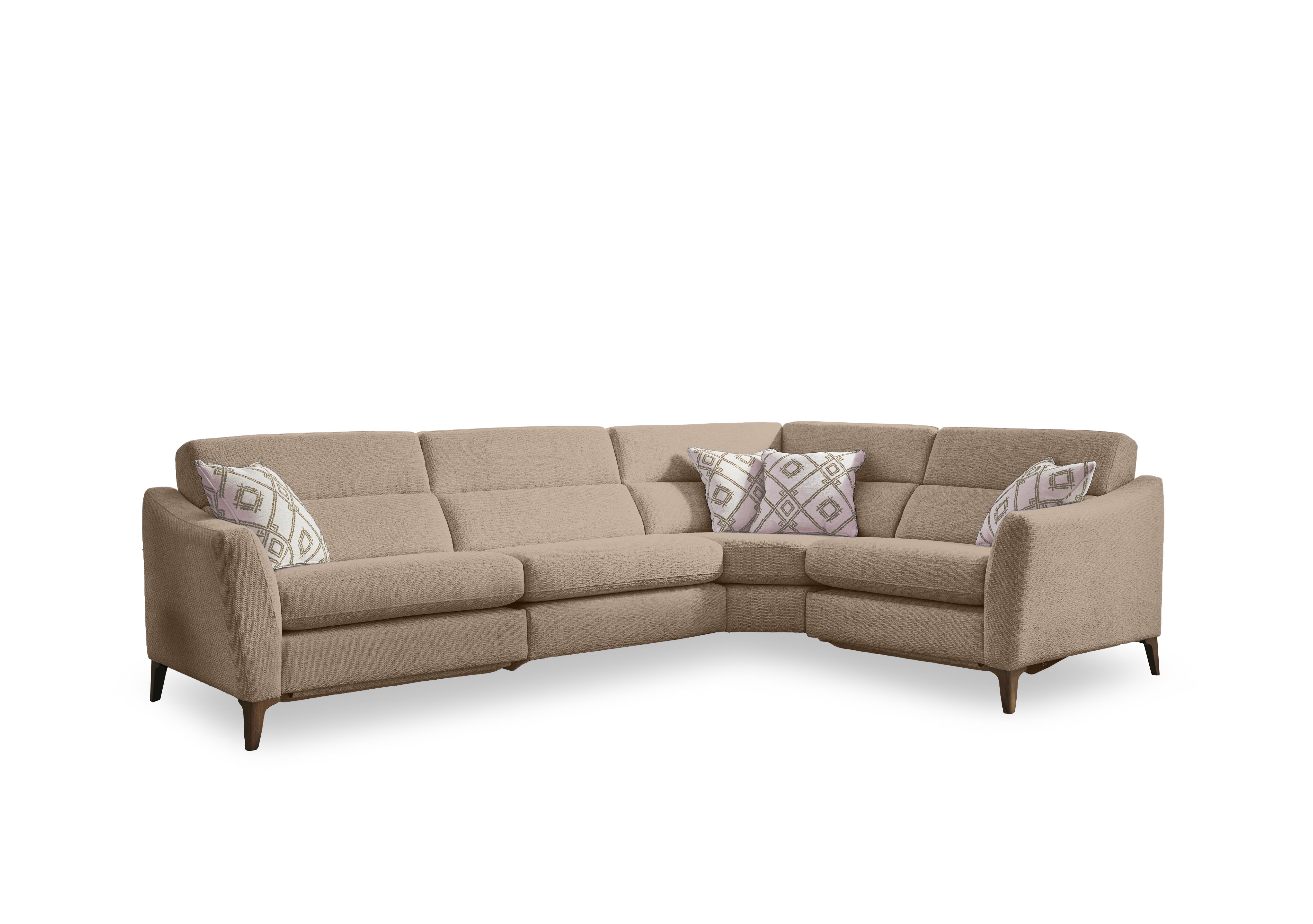 Moderna Corner Sofa in Blr Flax Sw on Furniture Village