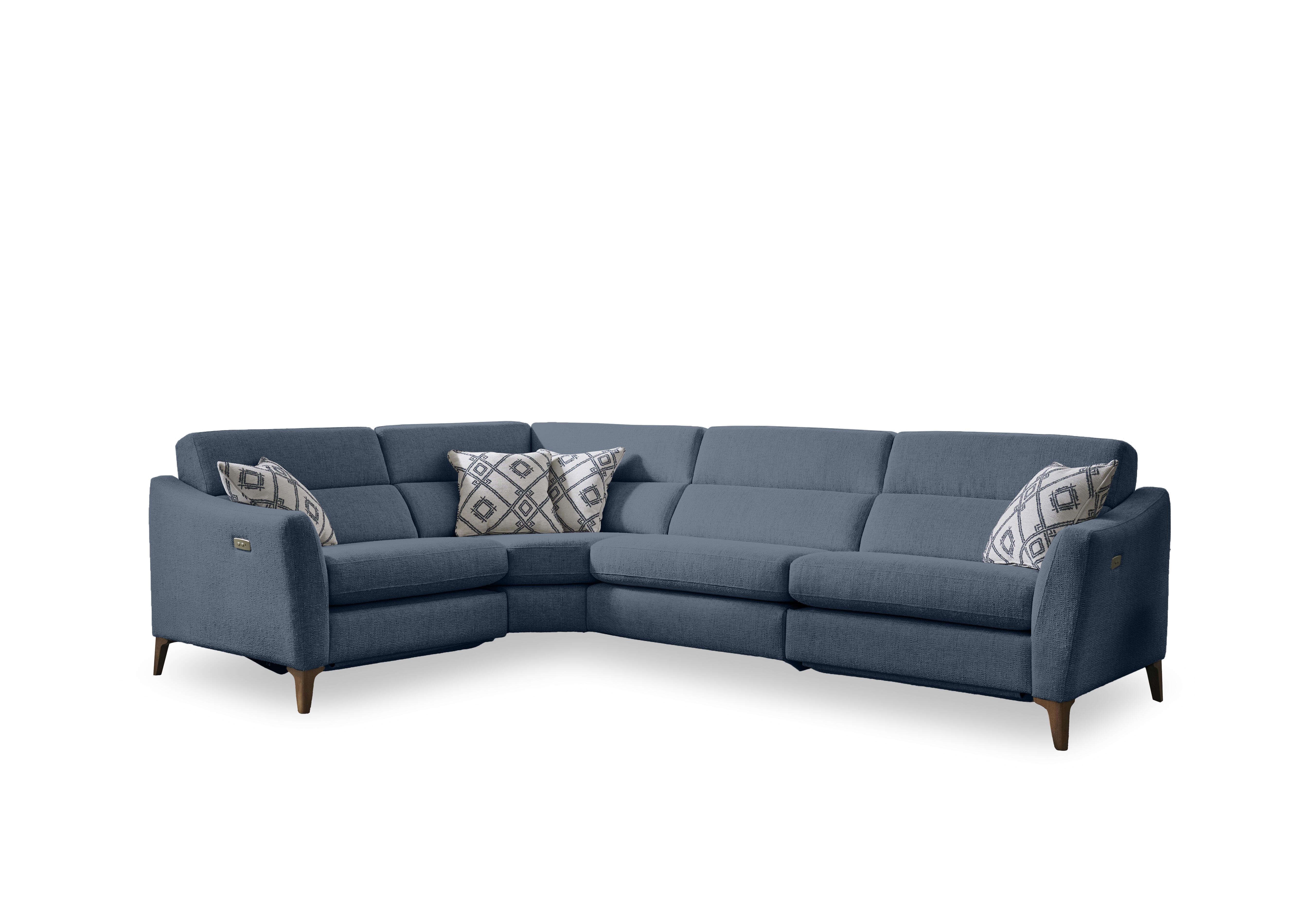 Moderna Corner Sofa in Mht Airforce Sw on Furniture Village