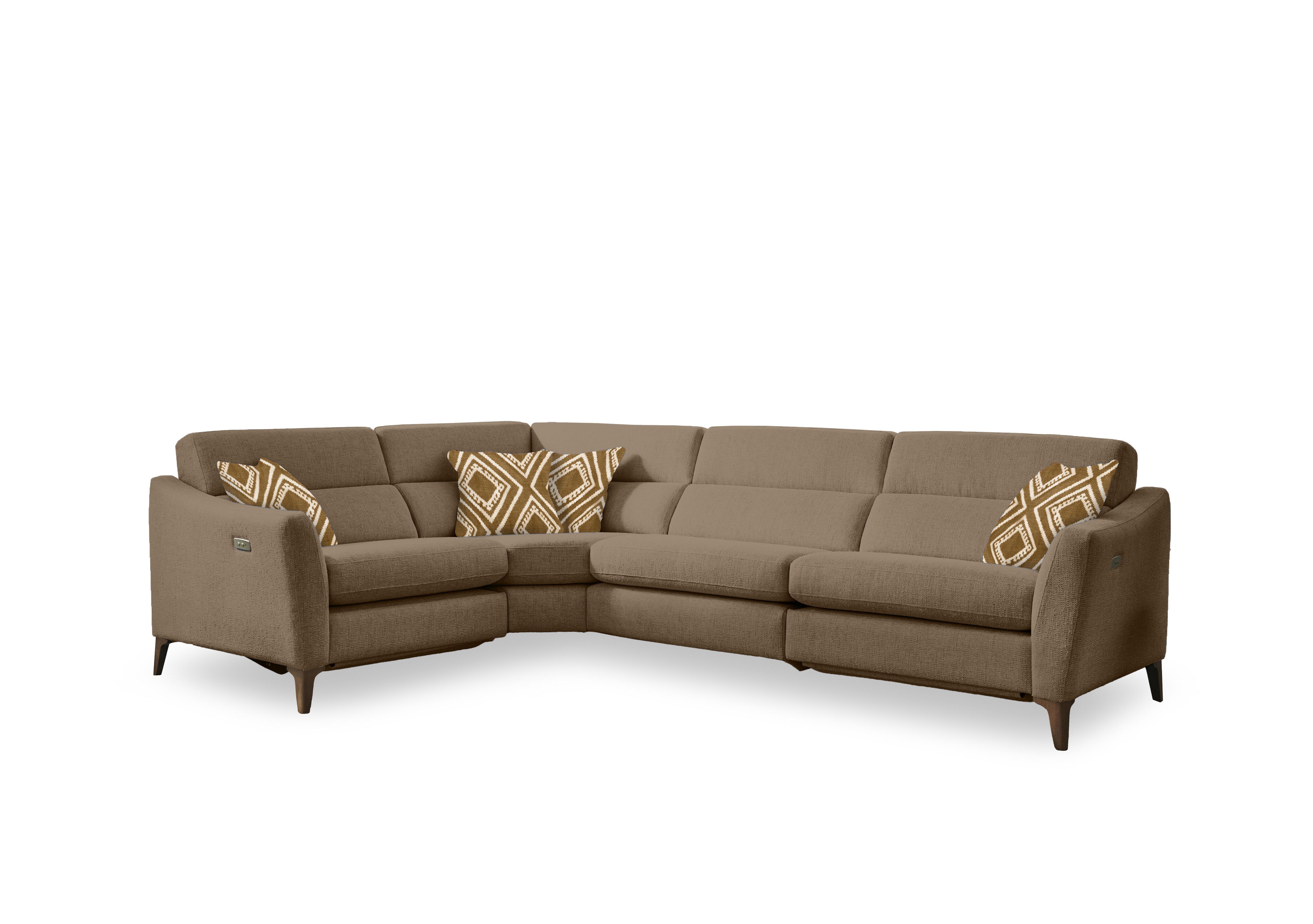 Moderna Corner Sofa in Mht Fawn Sw on Furniture Village