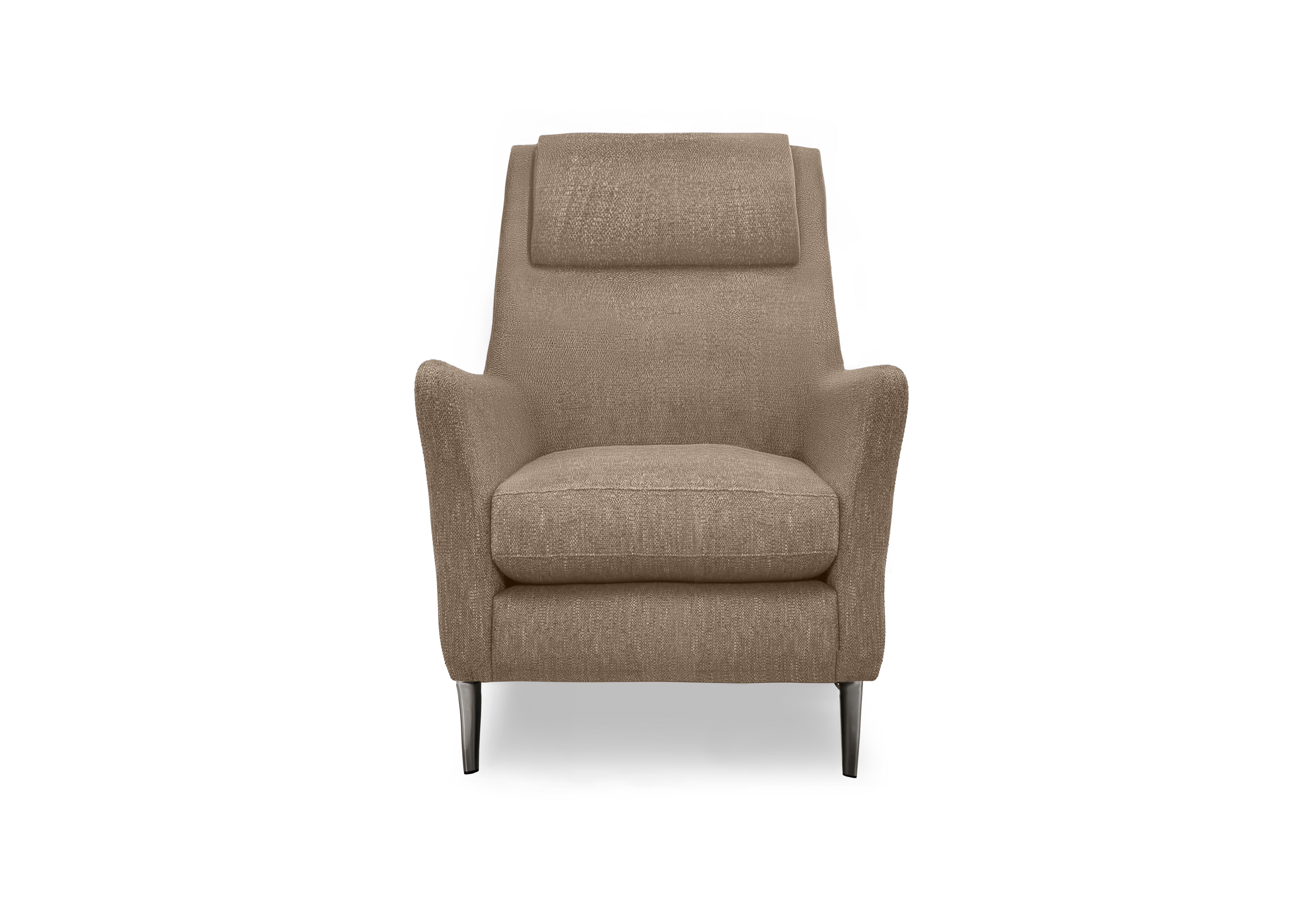 Moderna Designer Chair in Blr Flax Chr on Furniture Village
