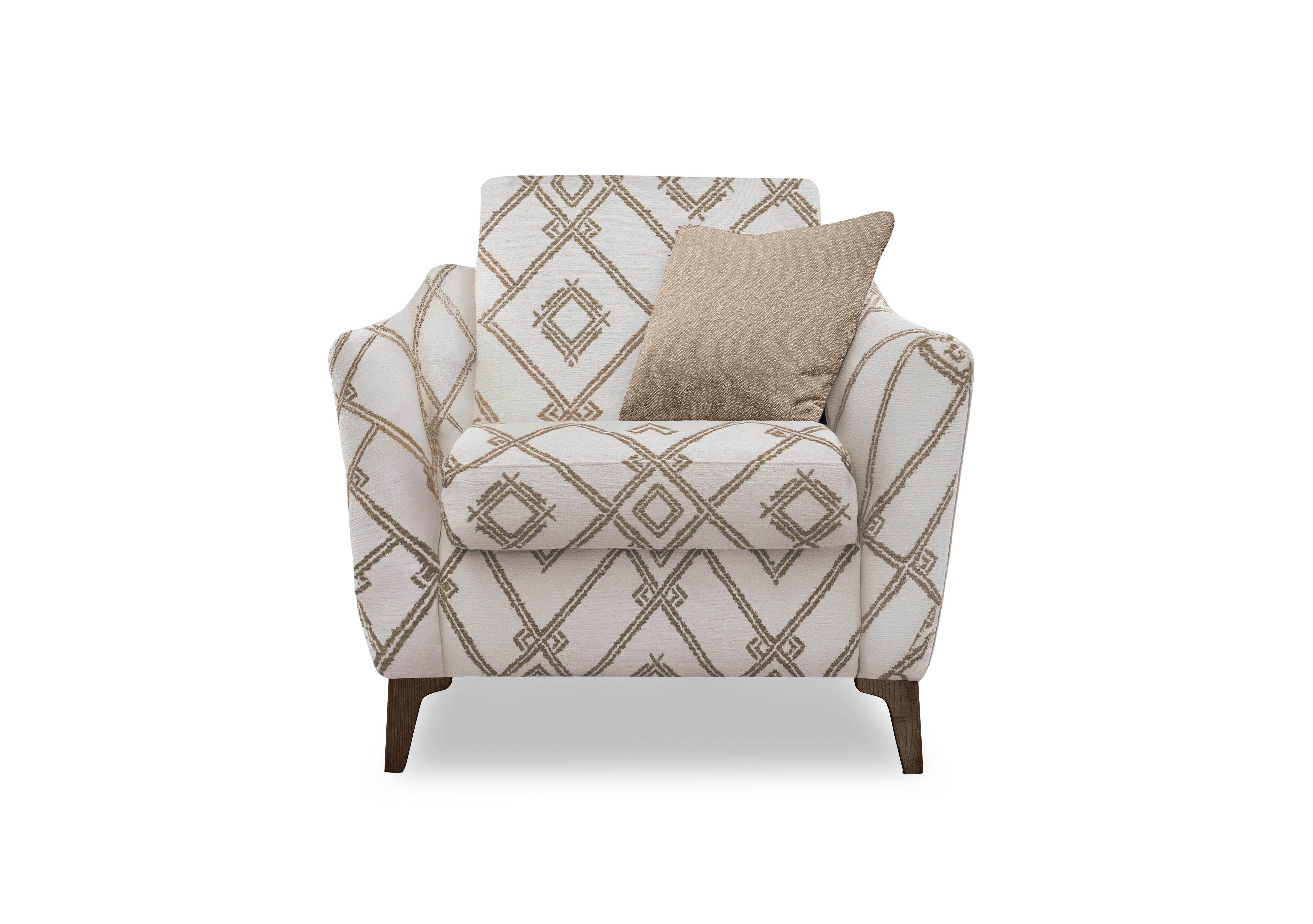 Moderna Power Recliner Chair with Power Telescopic Headrest in Azt Taupe Sw on Furniture Village