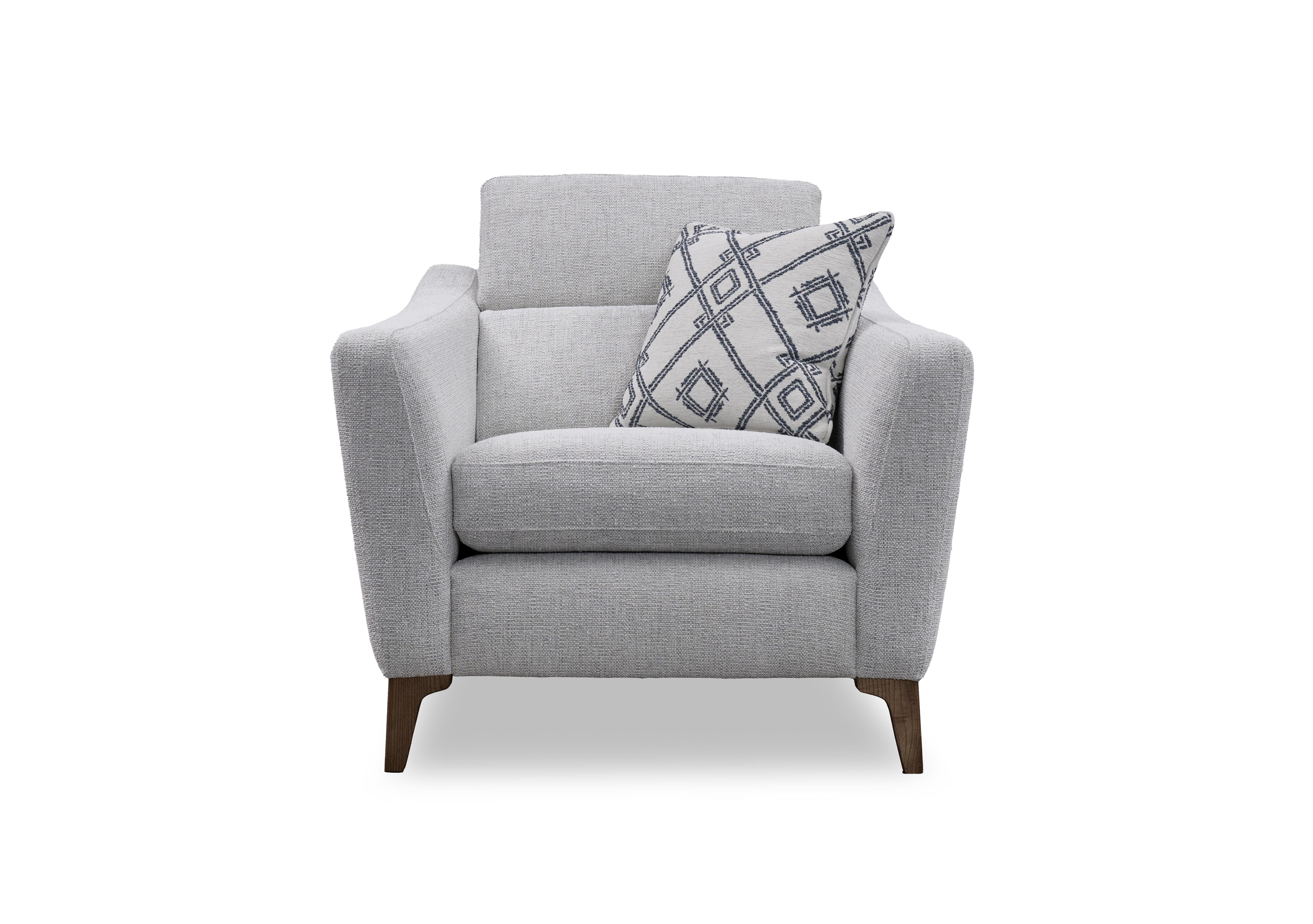 Moderna Power Recliner Chair with Power Telescopic Headrest in Blr Pearl Sw on Furniture Village