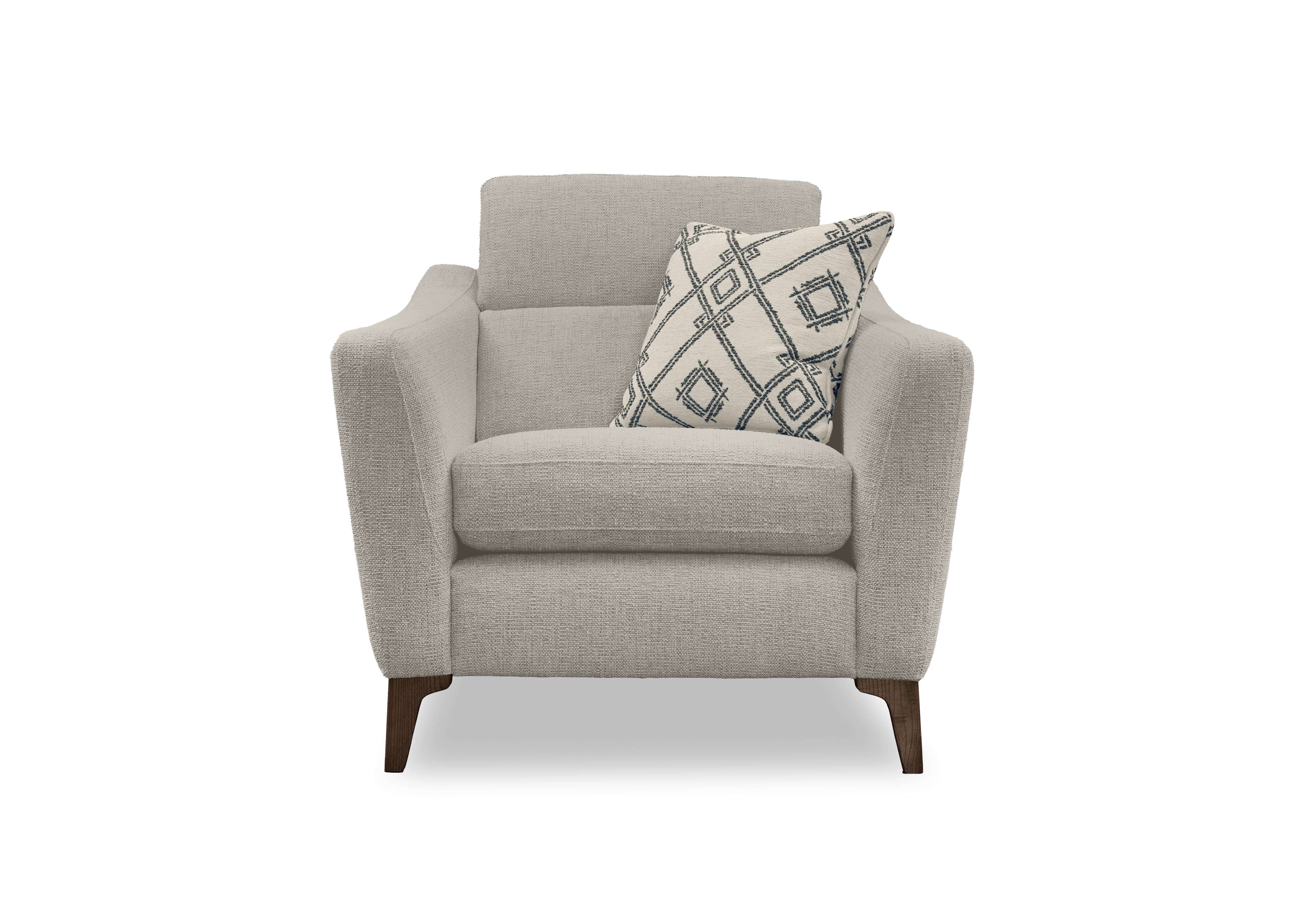 Moderna Power Recliner Chair with Power Telescopic Headrest in Blr Sand Sw on Furniture Village