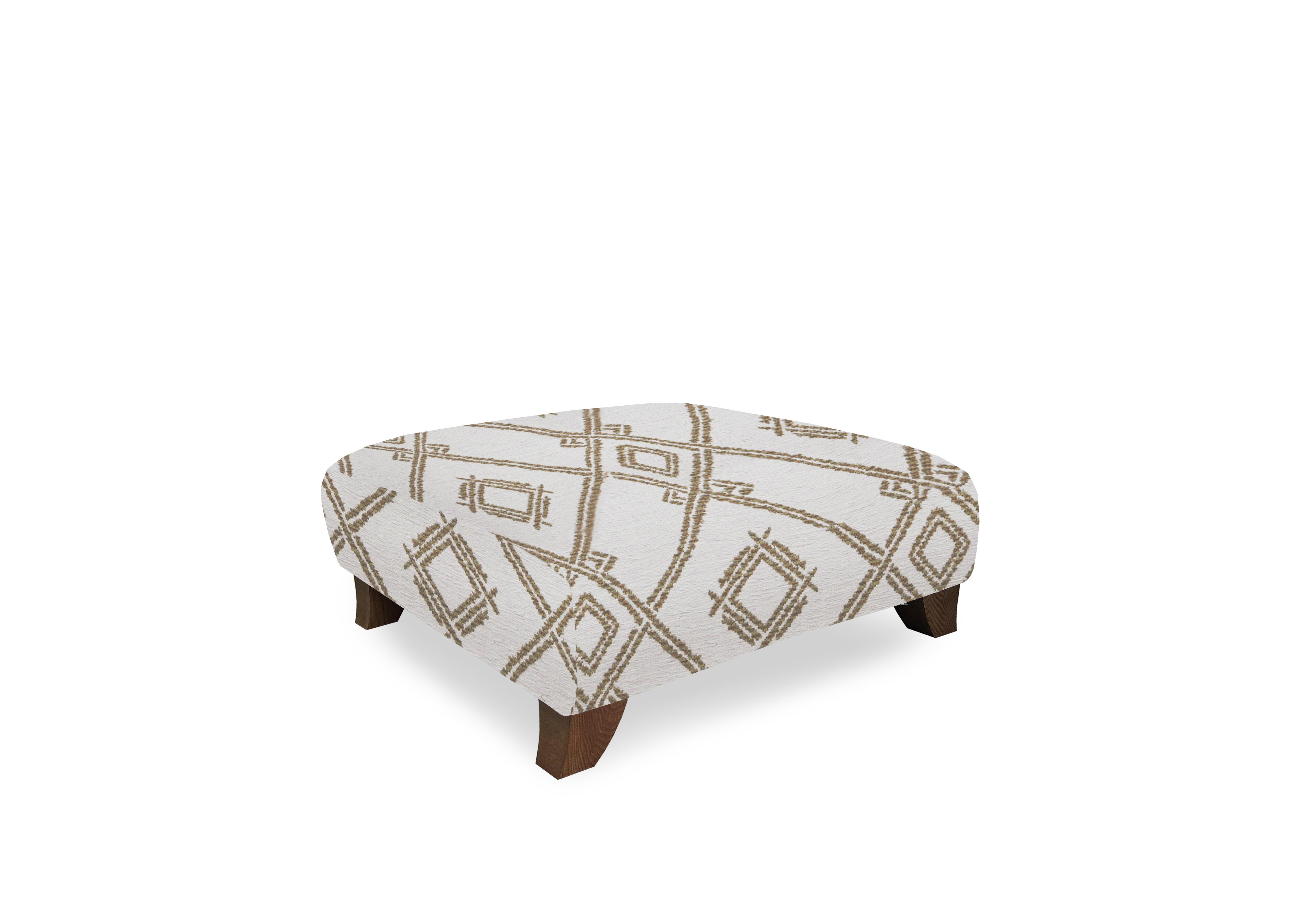 Moderna Footstool in Azt Taupe Sw on Furniture Village