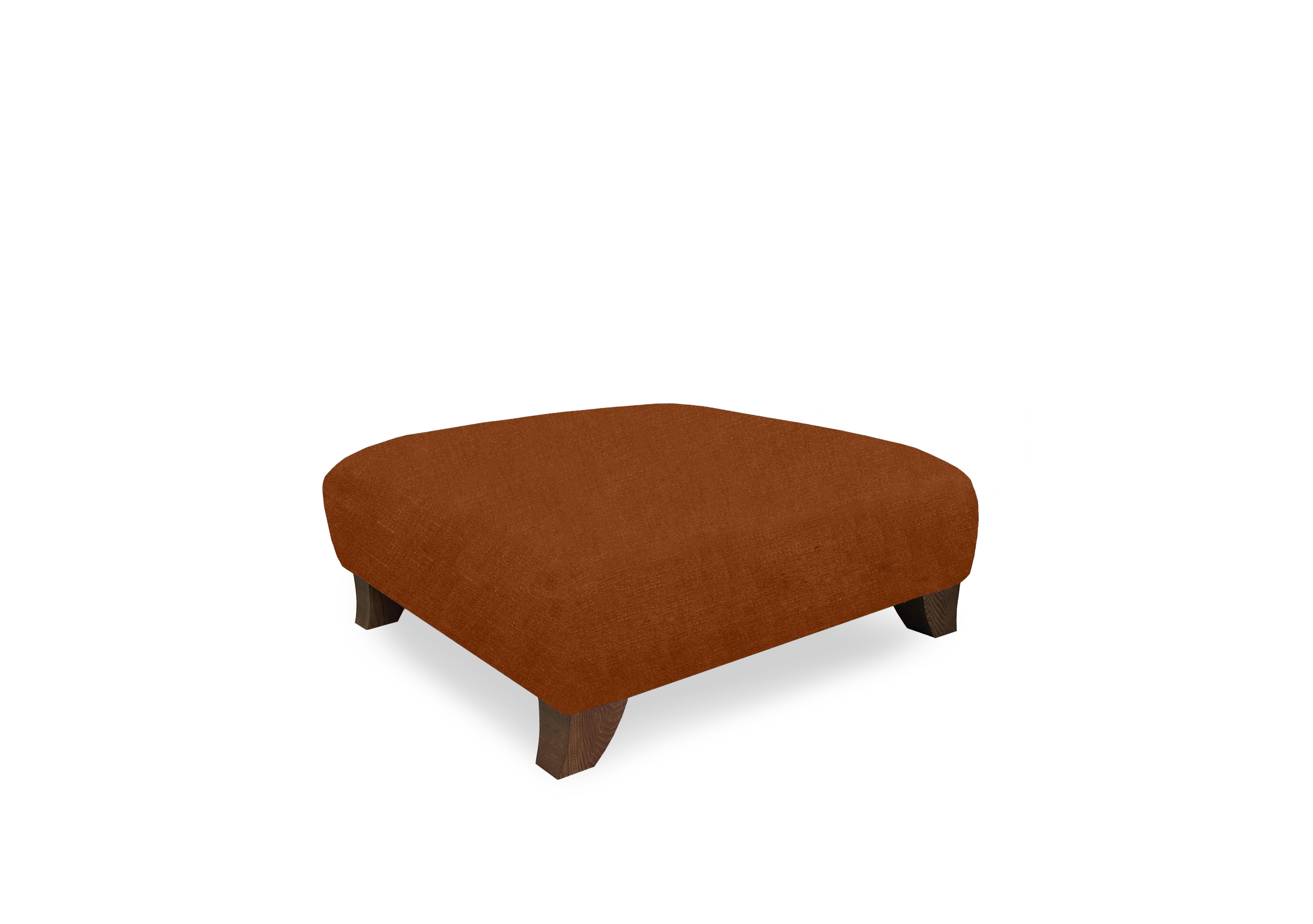 Moderna Footstool in Mht Pumpkin Sw on Furniture Village