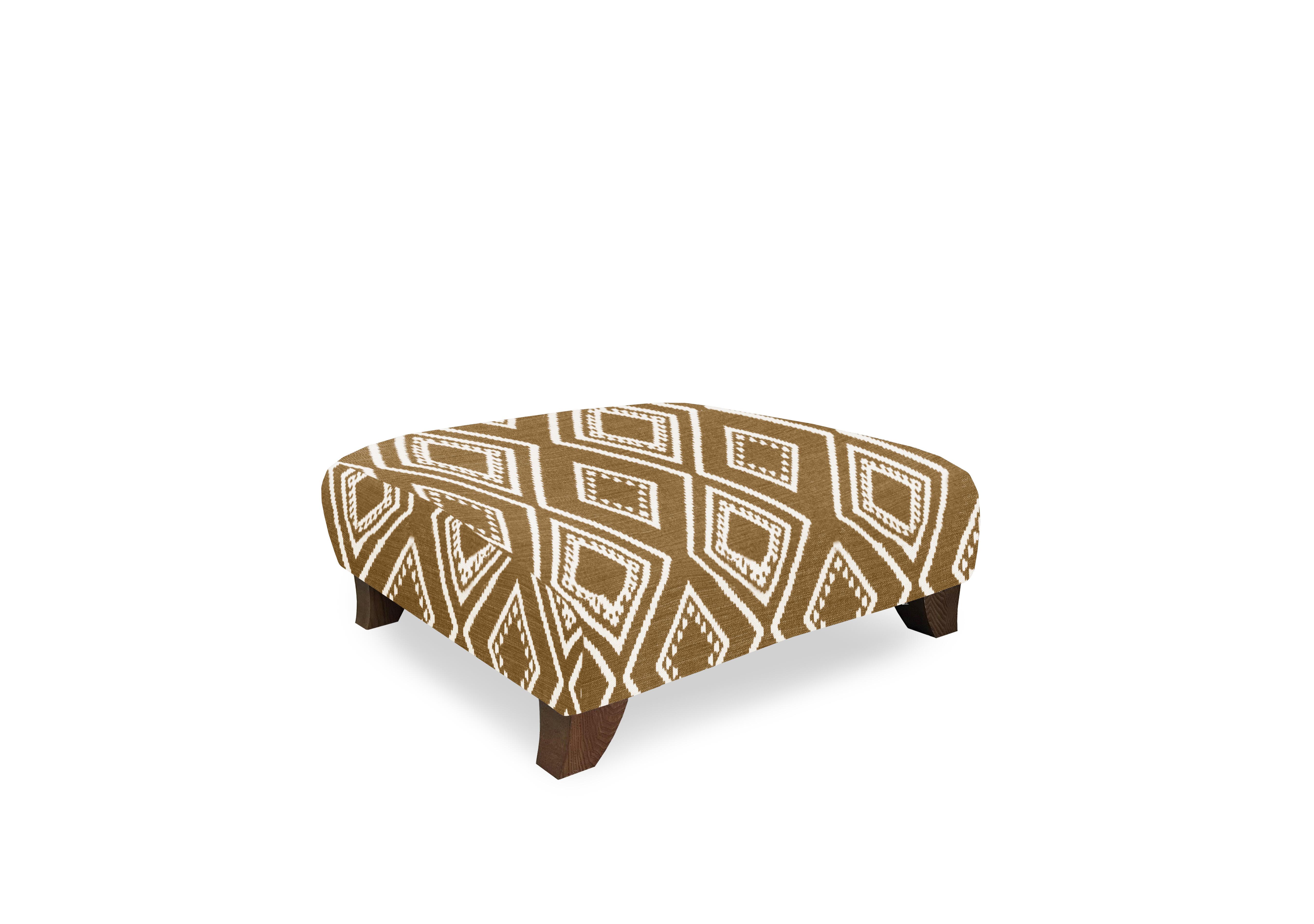 Moderna Footstool in Tou Copper Sw on Furniture Village
