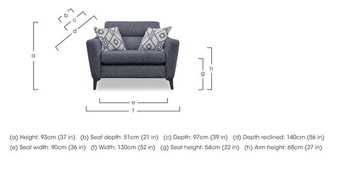 Moderna Snuggler Chair in  on Furniture Village