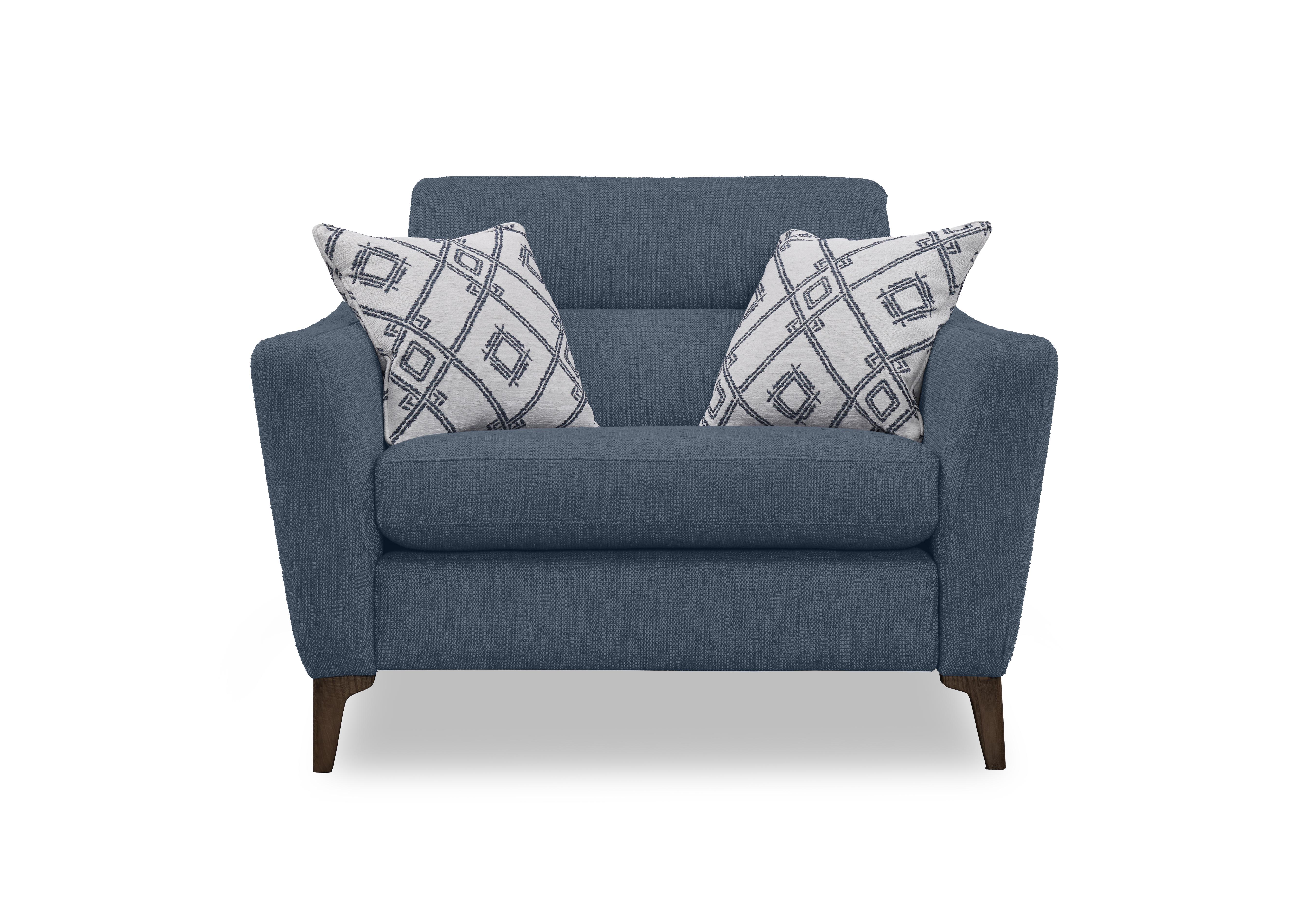 Moderna Snuggler Chair in Mht Airforce Sw on Furniture Village