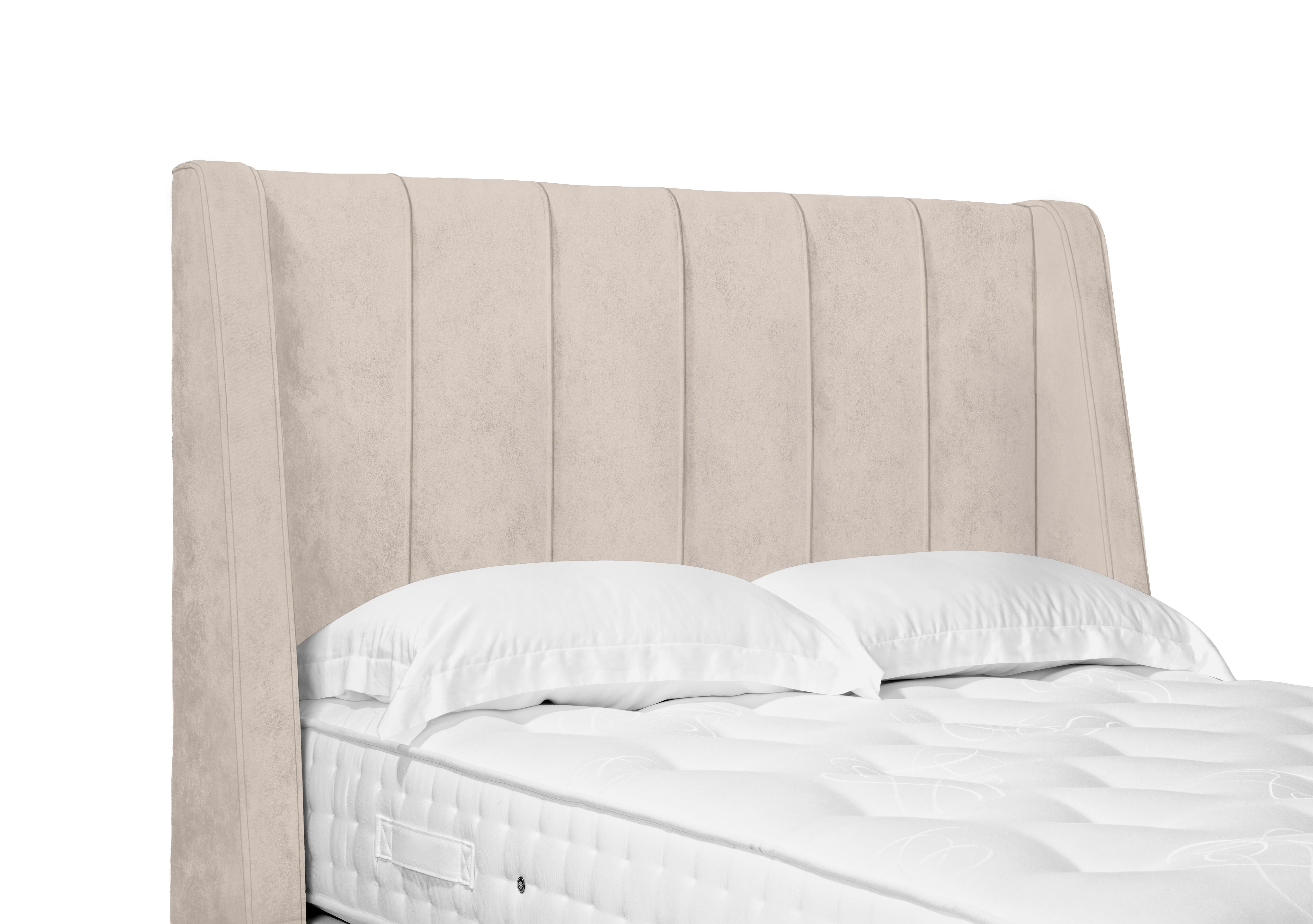 Artisan Collection Alden High Floor Standing Headboard in 901 Sandstone Pearl on Furniture Village