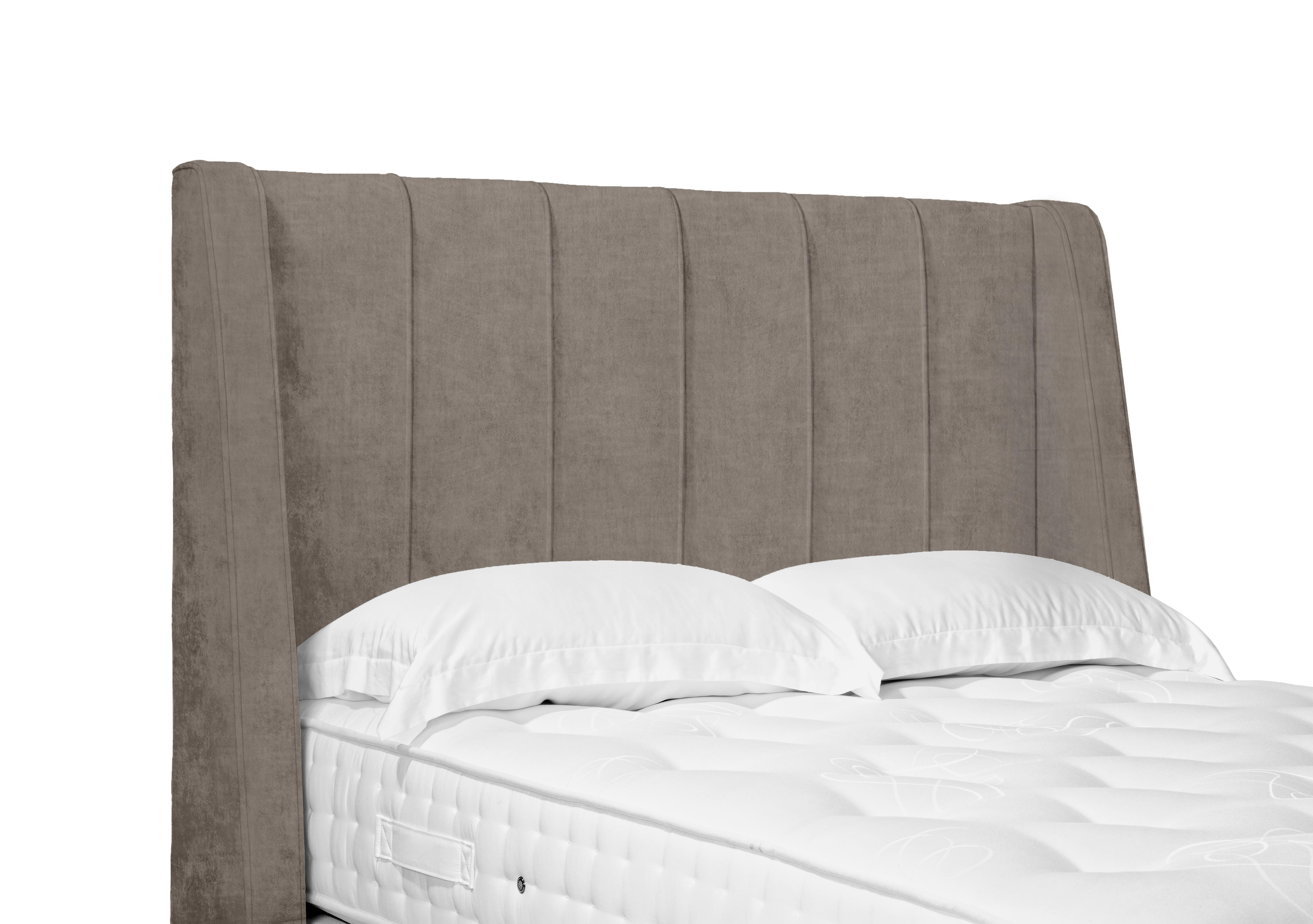 Artisan Collection Alden High Floor Standing Headboard in 904 Warm Onyx on Furniture Village