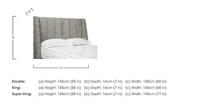 Artisan Collection Alden High Floor Standing Headboard in  on Furniture Village