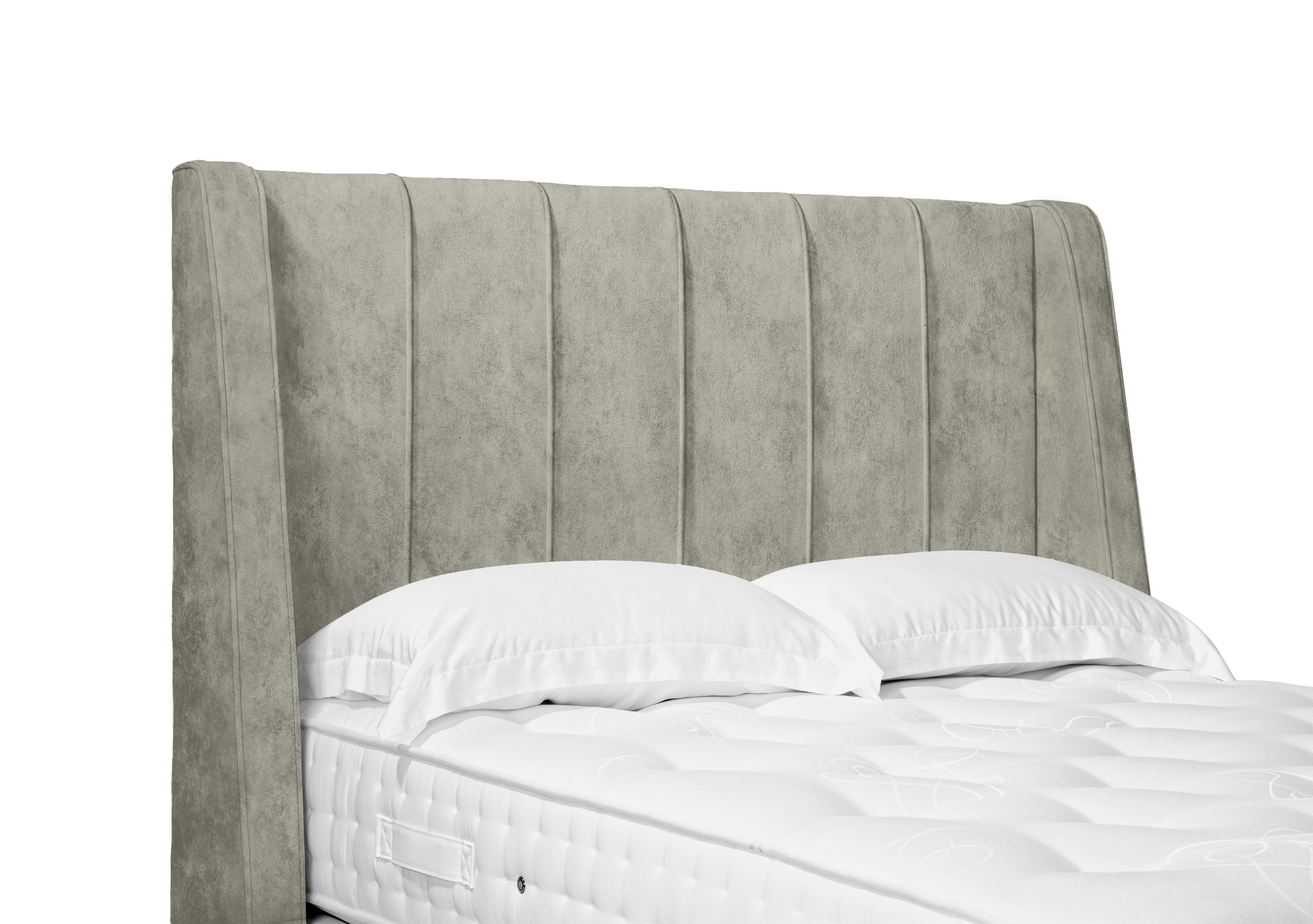 Artisan Collection Alden High Floor Standing Headboard in Dapple Oyster on Furniture Village