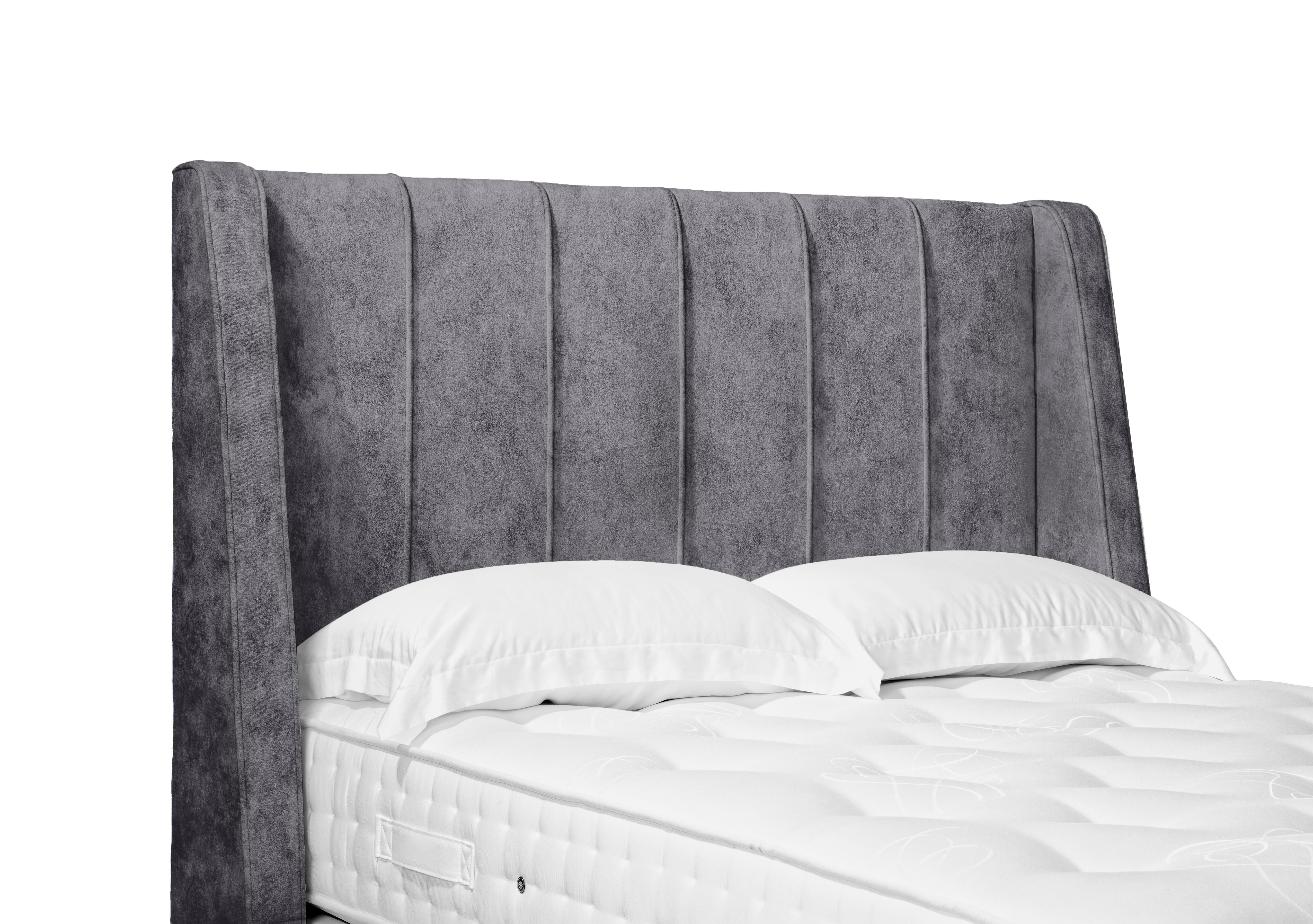 Artisan Collection Alden High Floor Standing Headboard in Daytona Grey on Furniture Village