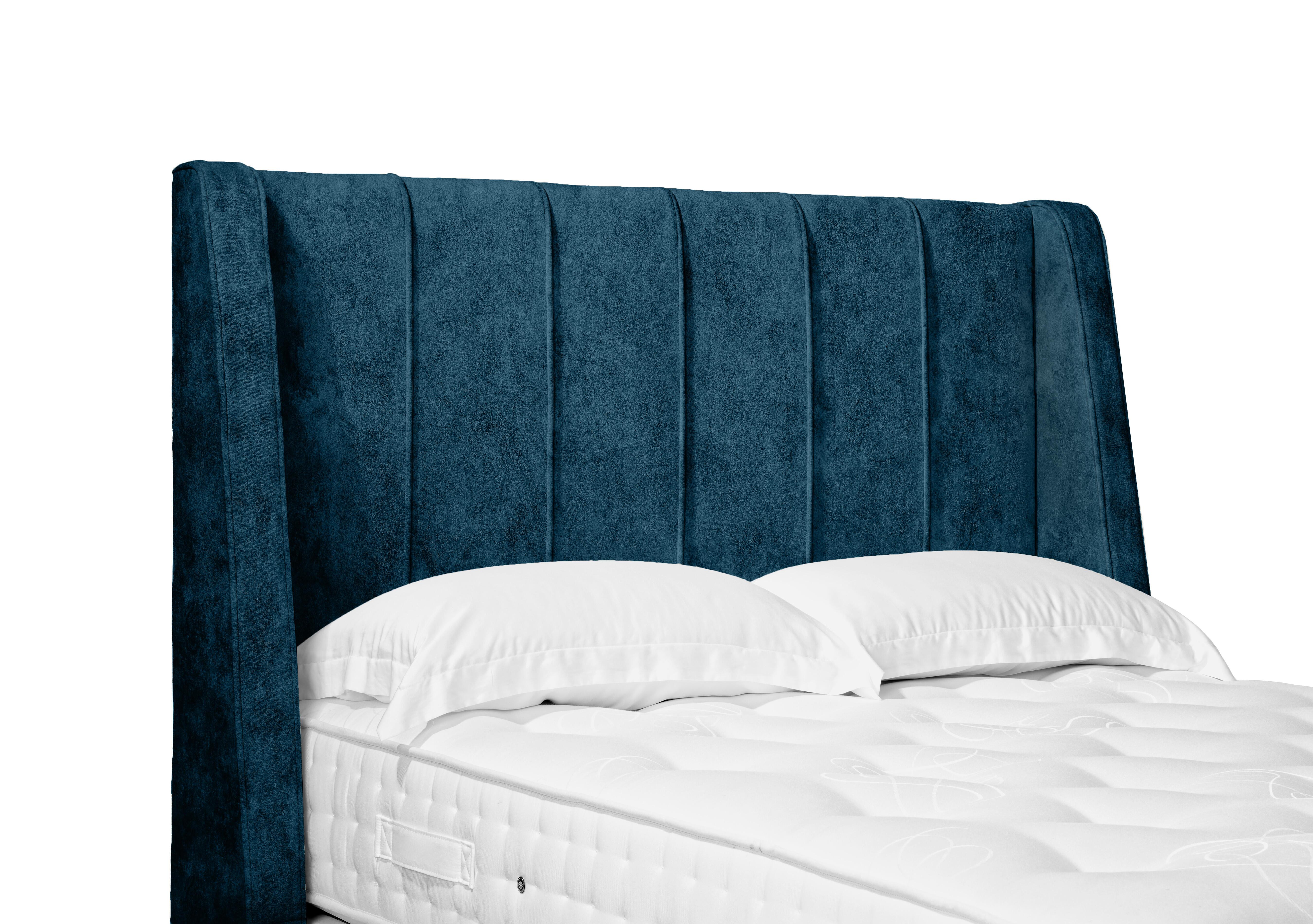 Alden High Floor Standing Headboard in Daytona Ocean on Furniture Village