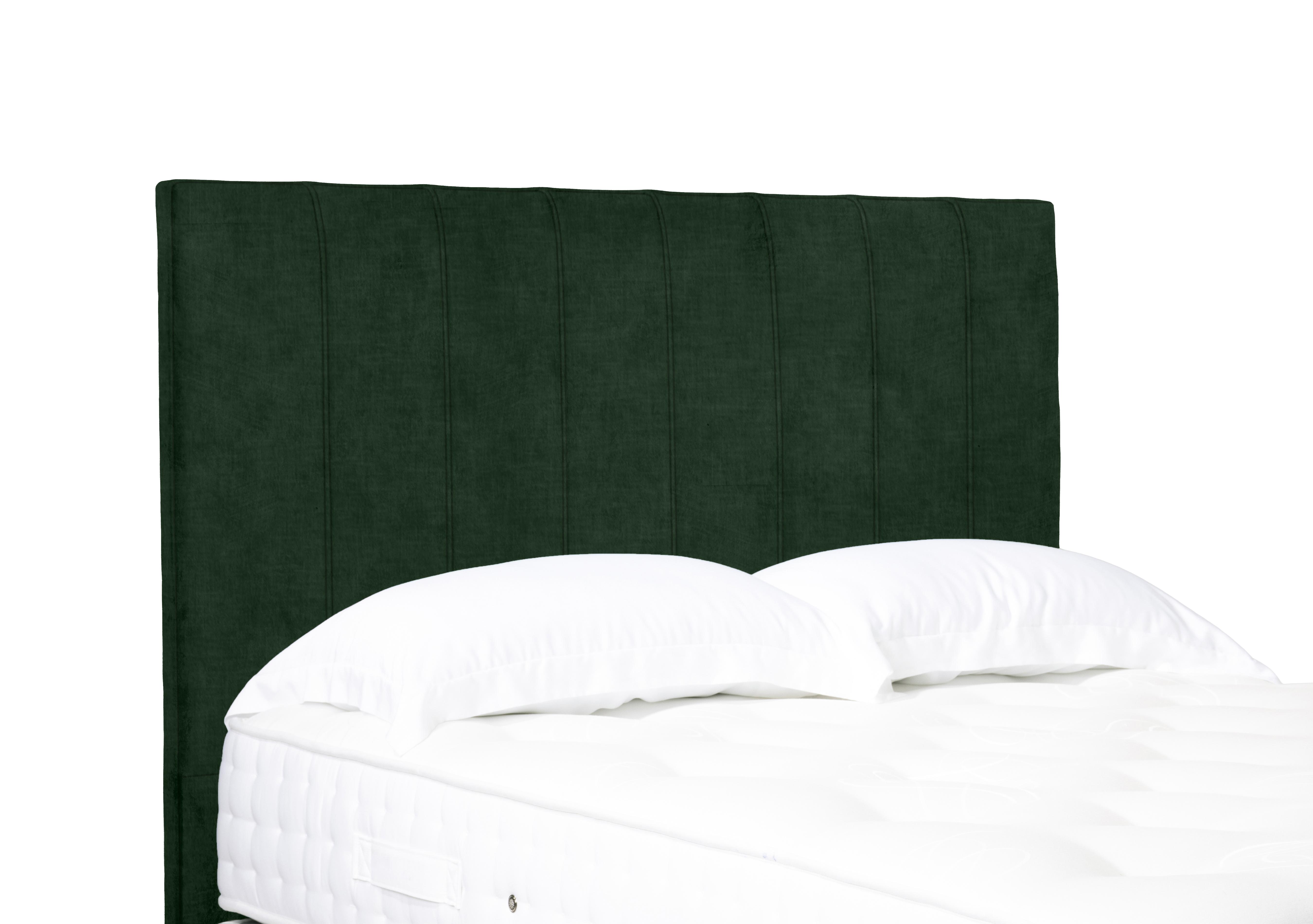 Axel High Floor Standing Headboard in 502 Tormaline Green on Furniture Village