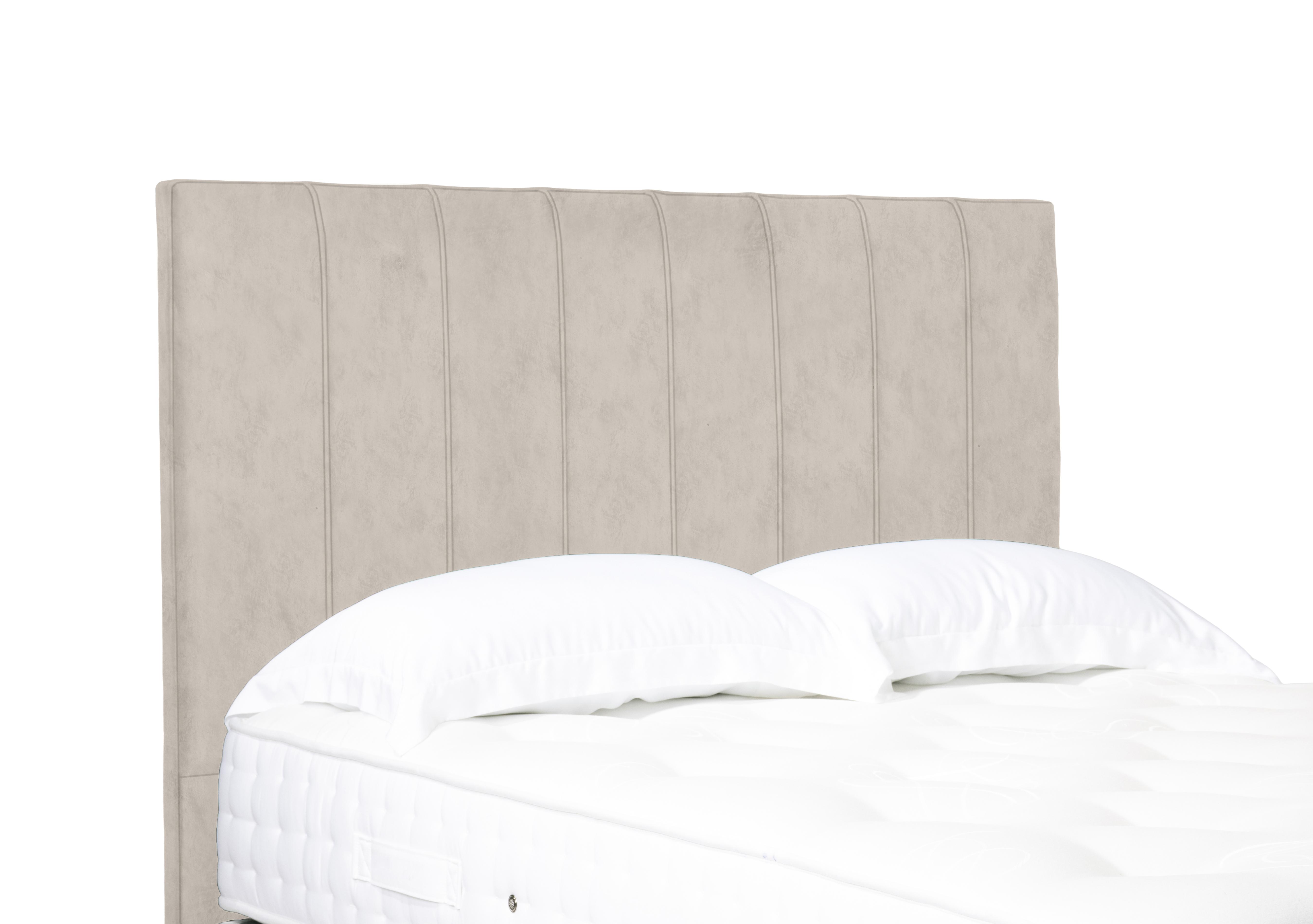 Artisan Collection Axel High Floor Standing Headboard in 901 Sandstone Pearl on Furniture Village