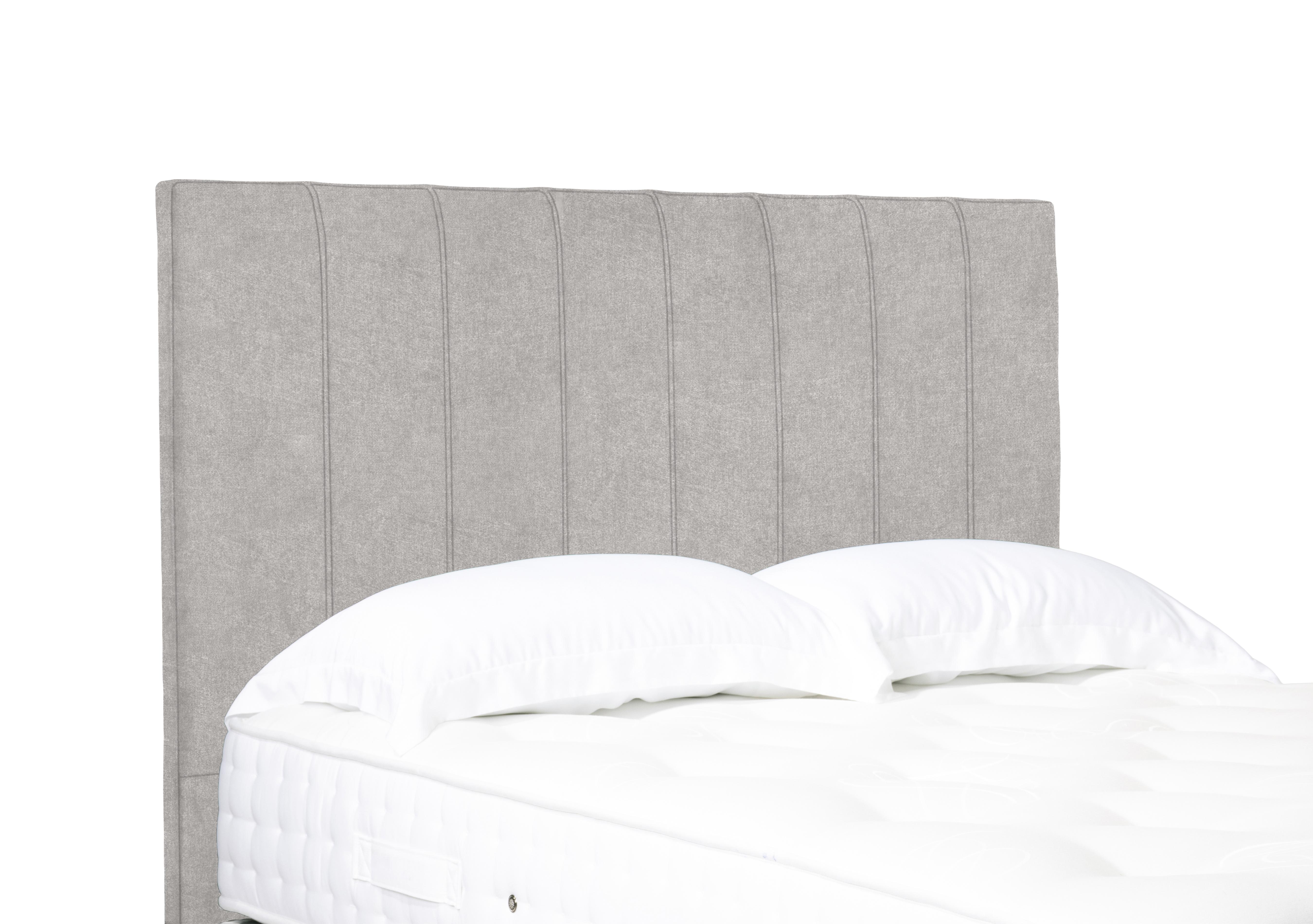 Artisan Collection Axel High Floor Standing Headboard in Tweed Stone on Furniture Village