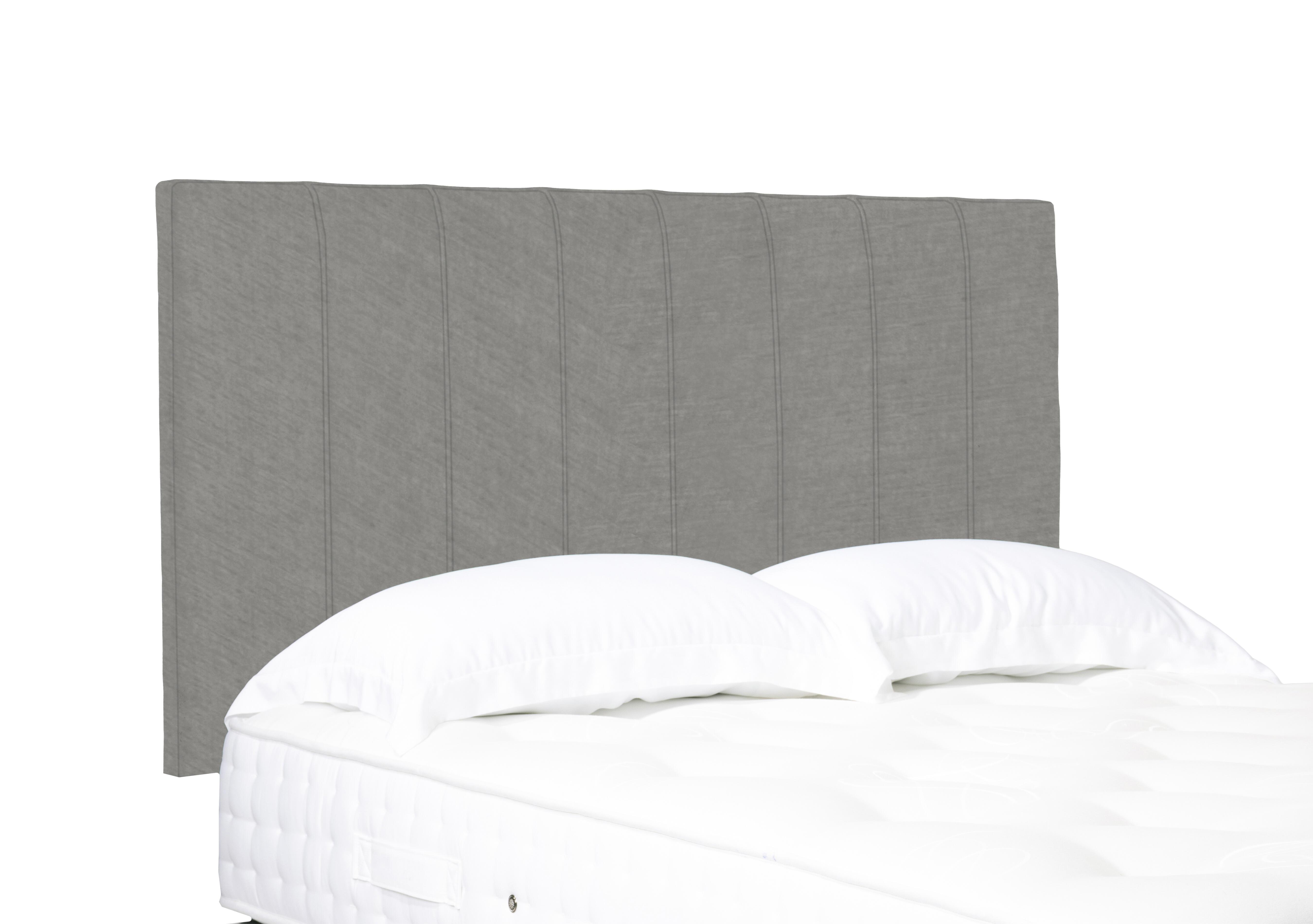 Artisan Collection Axel High Strutted Headboard in Milan Nickel on Furniture Village
