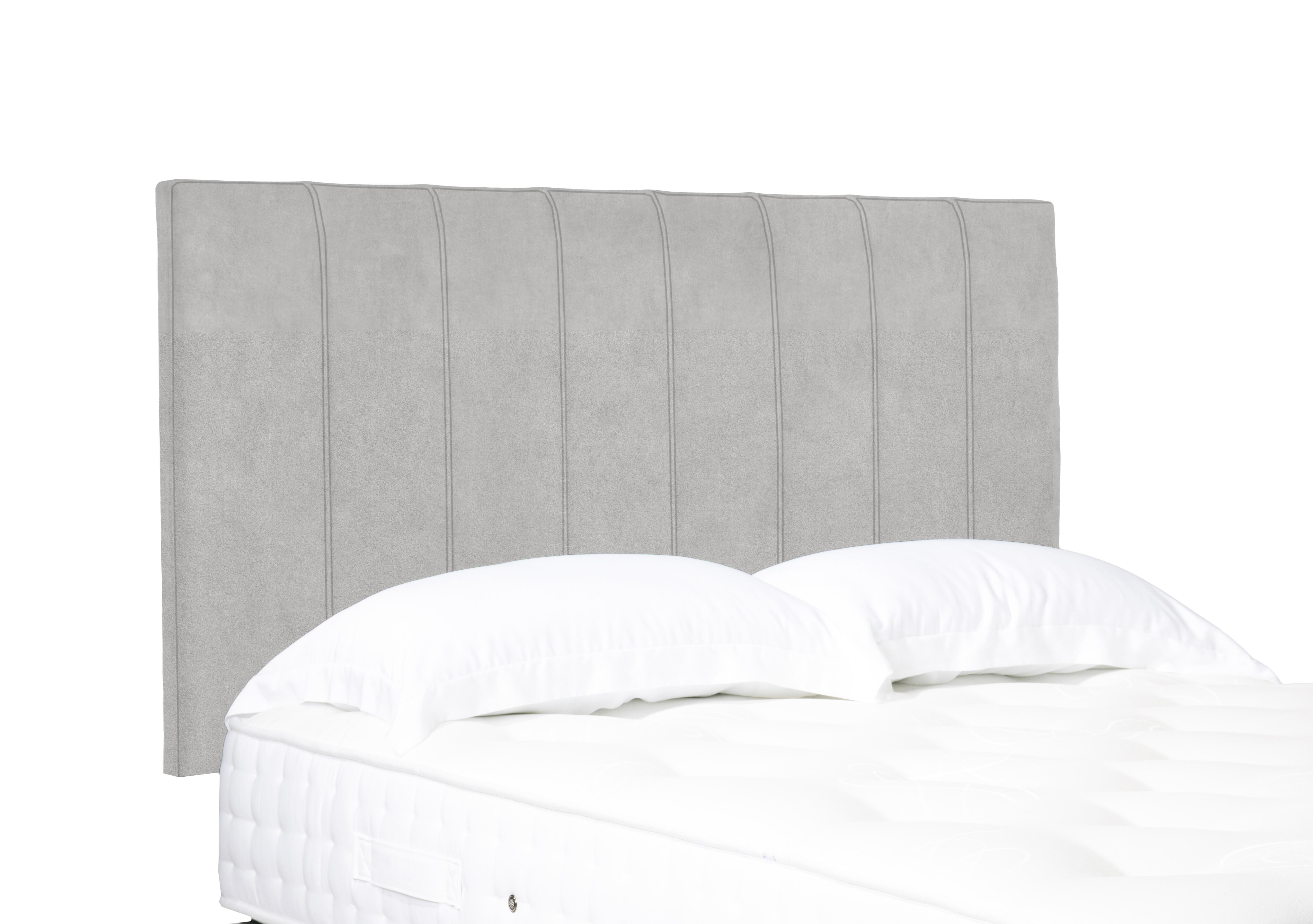 Artisan Collection Axel High Strutted Headboard in Plain Opal on Furniture Village