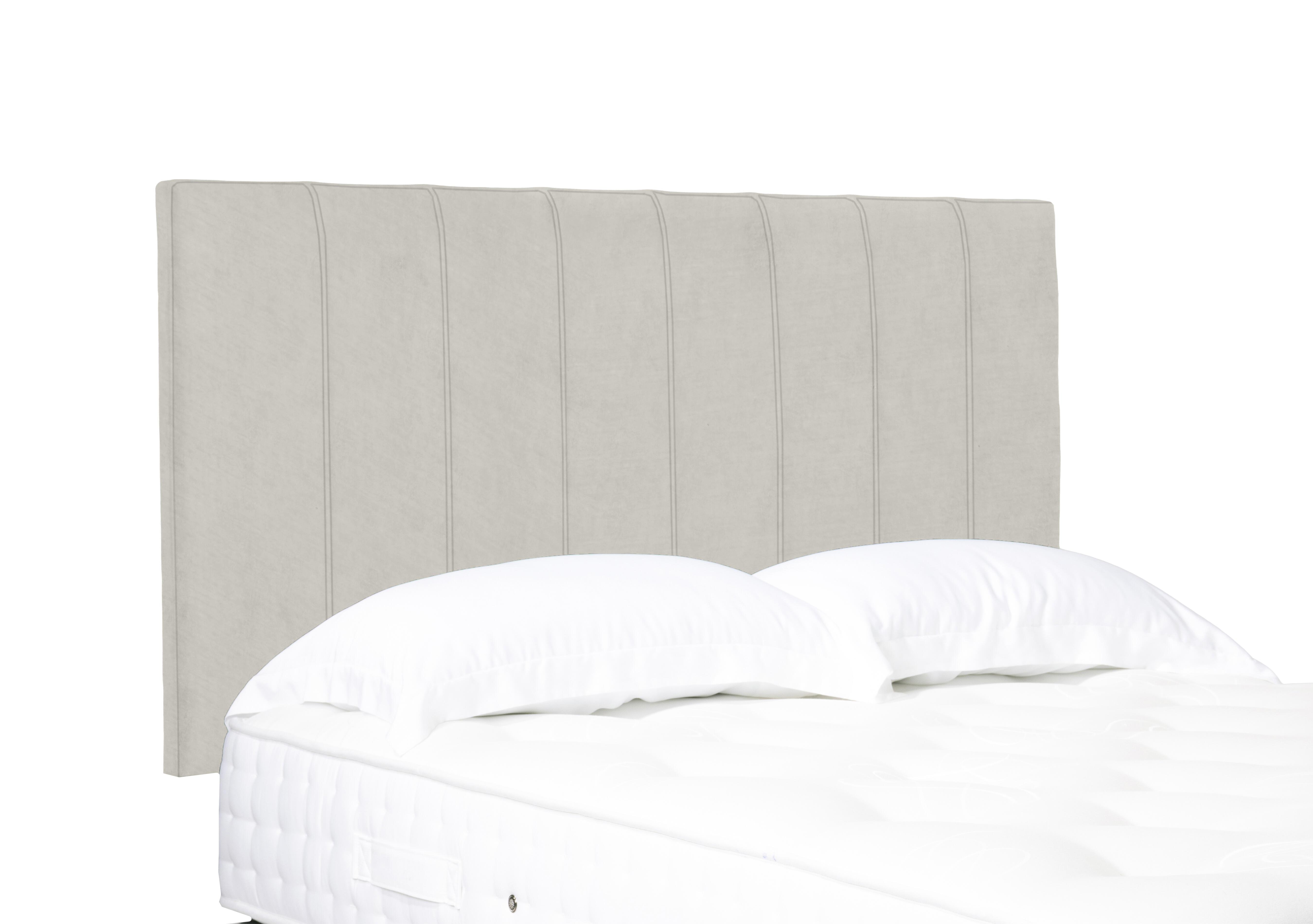 Artisan Collection Axel High Strutted Headboard in Plush Ecru on Furniture Village