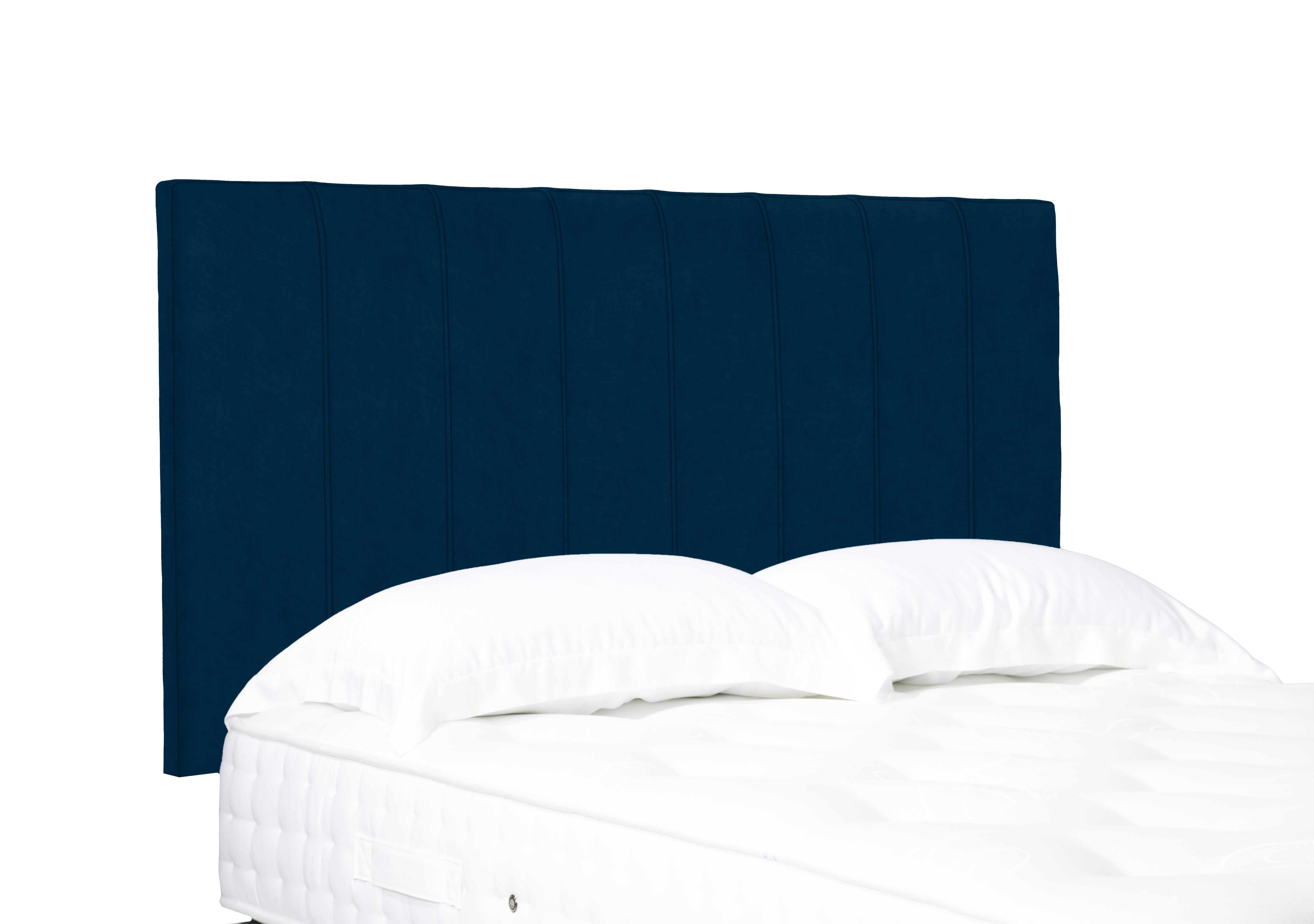 Artisan Collection Axel High Strutted Headboard in Plush Pacific on Furniture Village