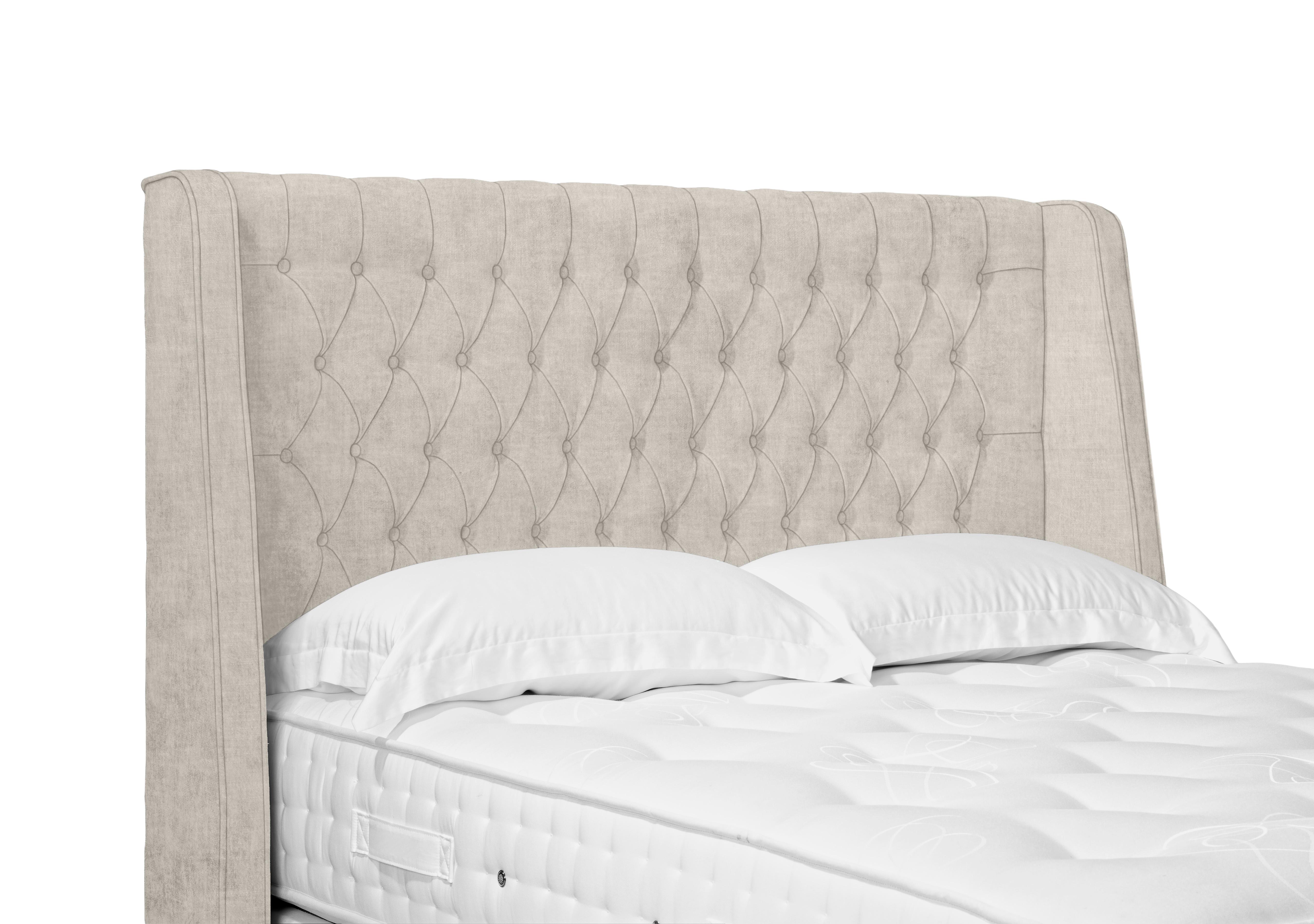 Artisan Collection Belgrave High Floor Standing Headboard in Lace Ivory on Furniture Village