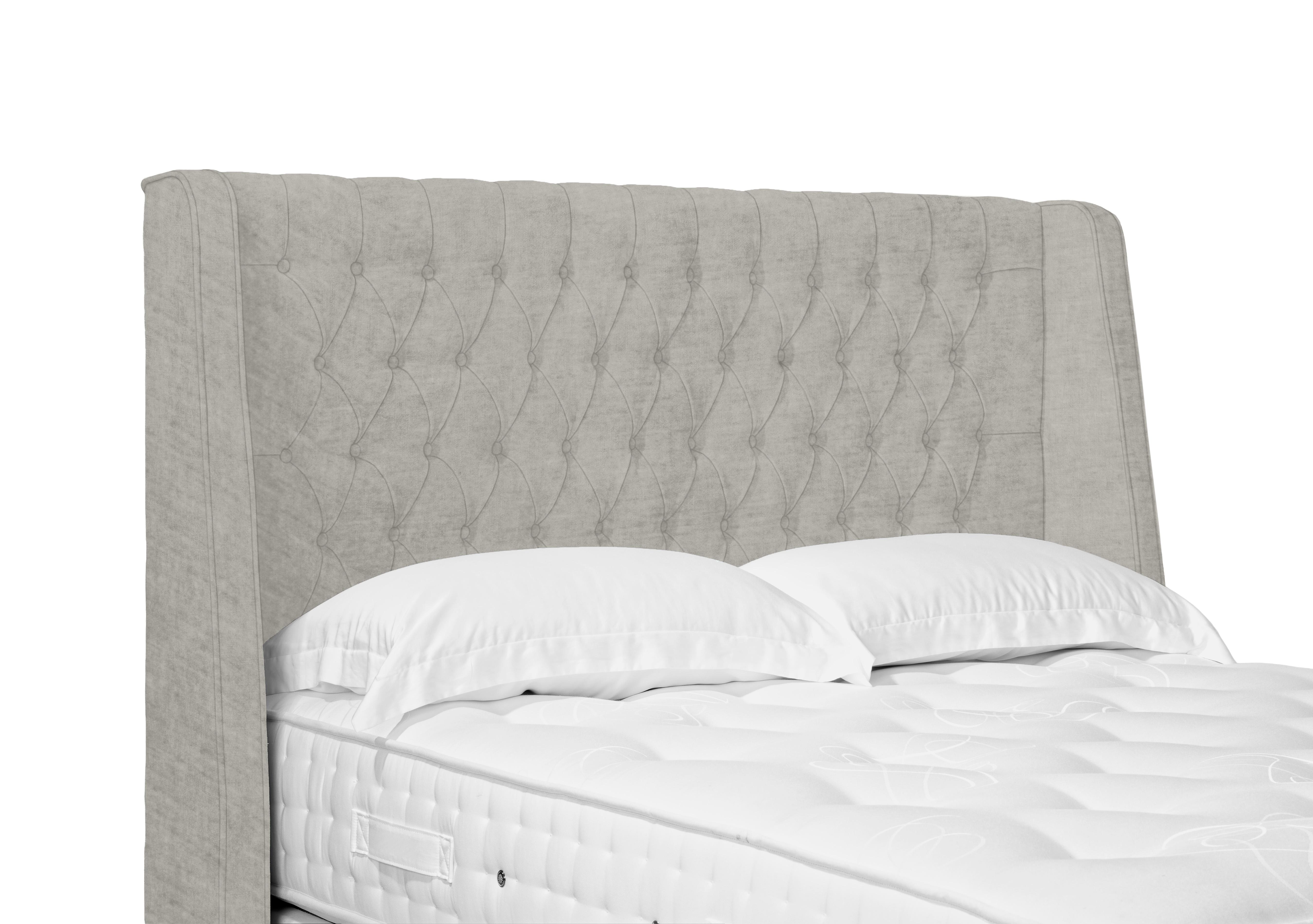 Artisan Collection Belgrave High Floor Standing Headboard in Milan Stone on Furniture Village
