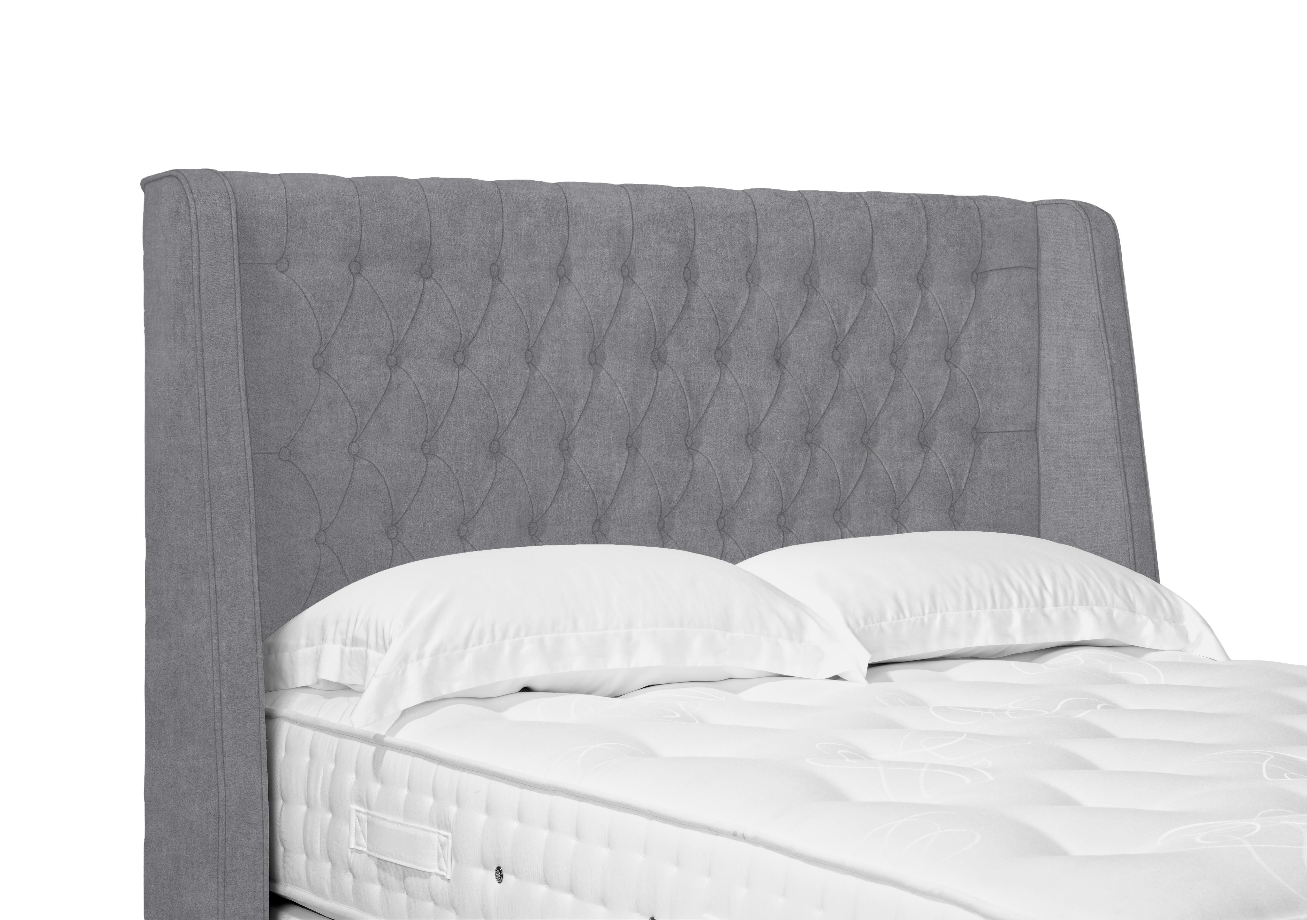 Artisan Collection Belgrave High Floor Standing Headboard in Plain Diamond on Furniture Village