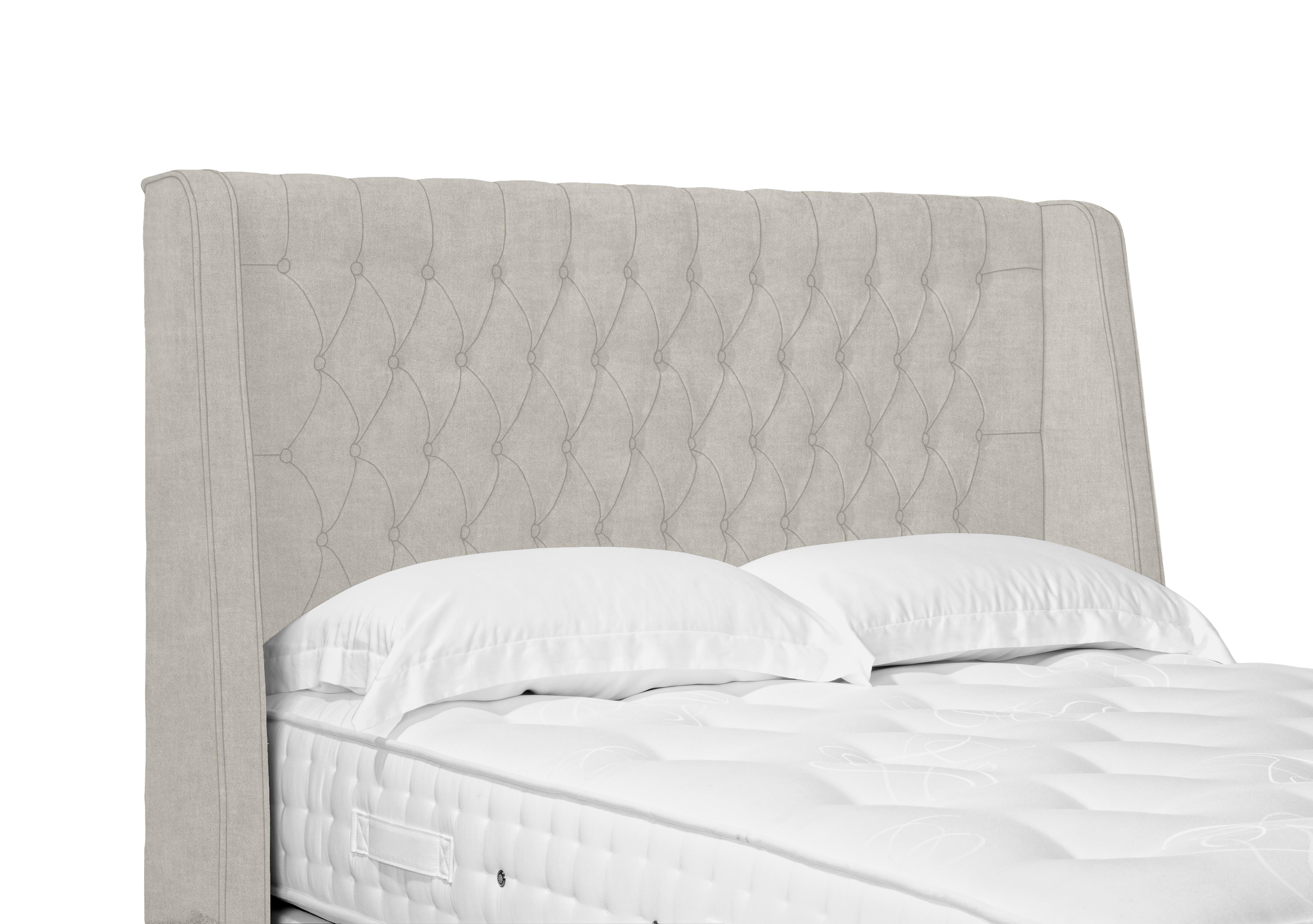 Artisan Collection Belgrave High Floor Standing Headboard in Queens Oat on Furniture Village