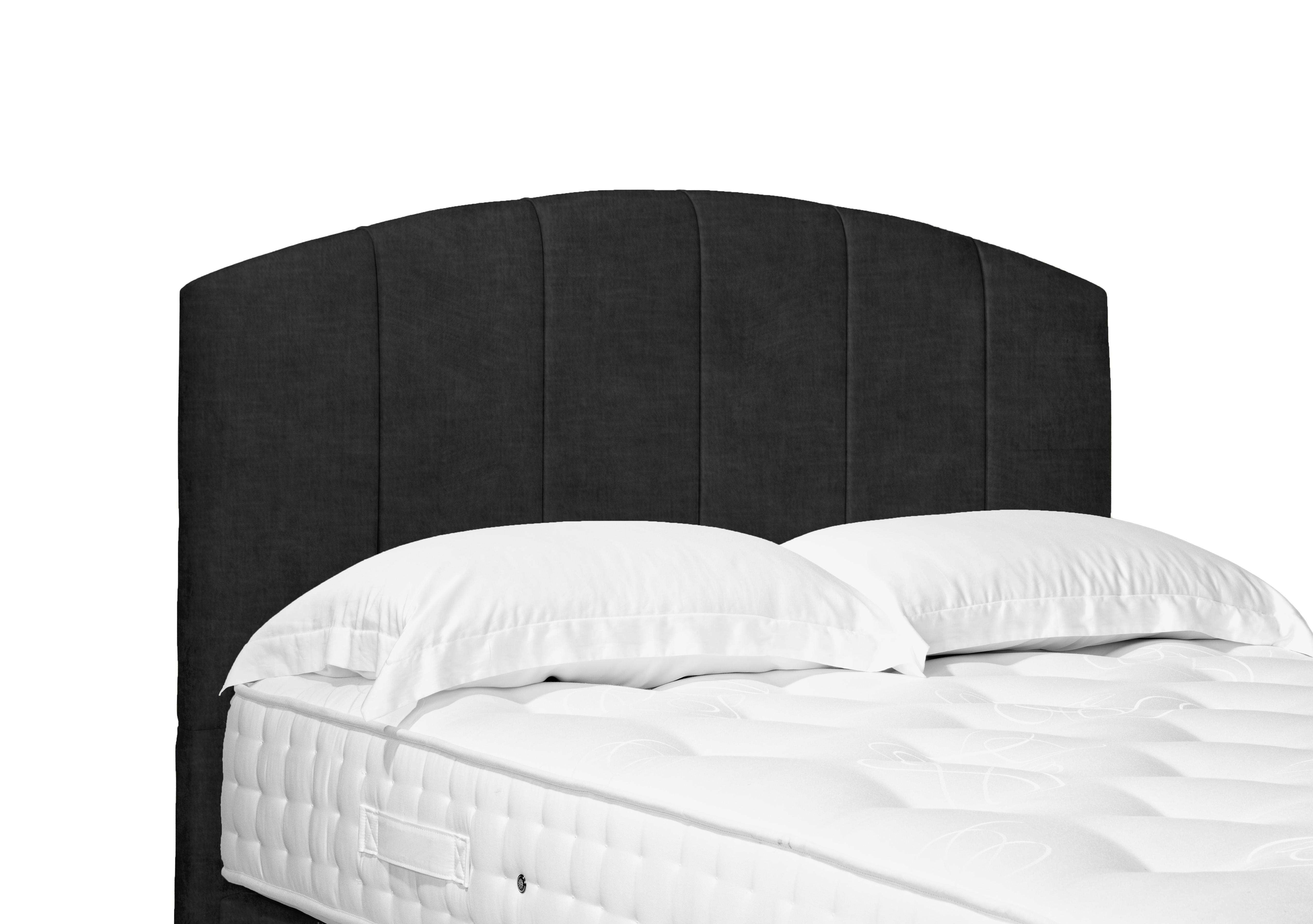 Bow Standard Floor Standing Headboard in 800 Smokey Quartz on Furniture Village