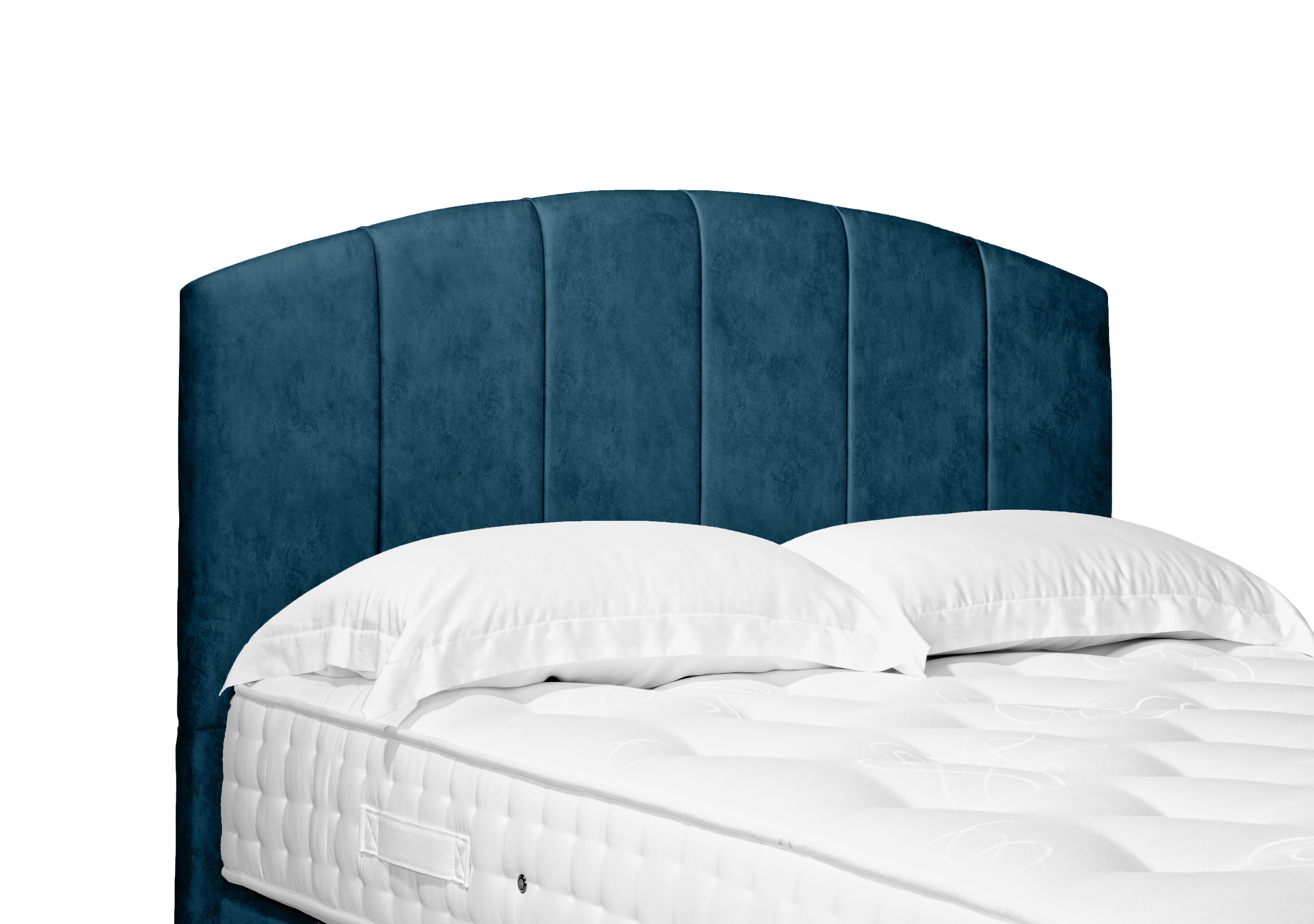 Bow Standard Floor Standing Headboard in Daytona Ocean on Furniture Village
