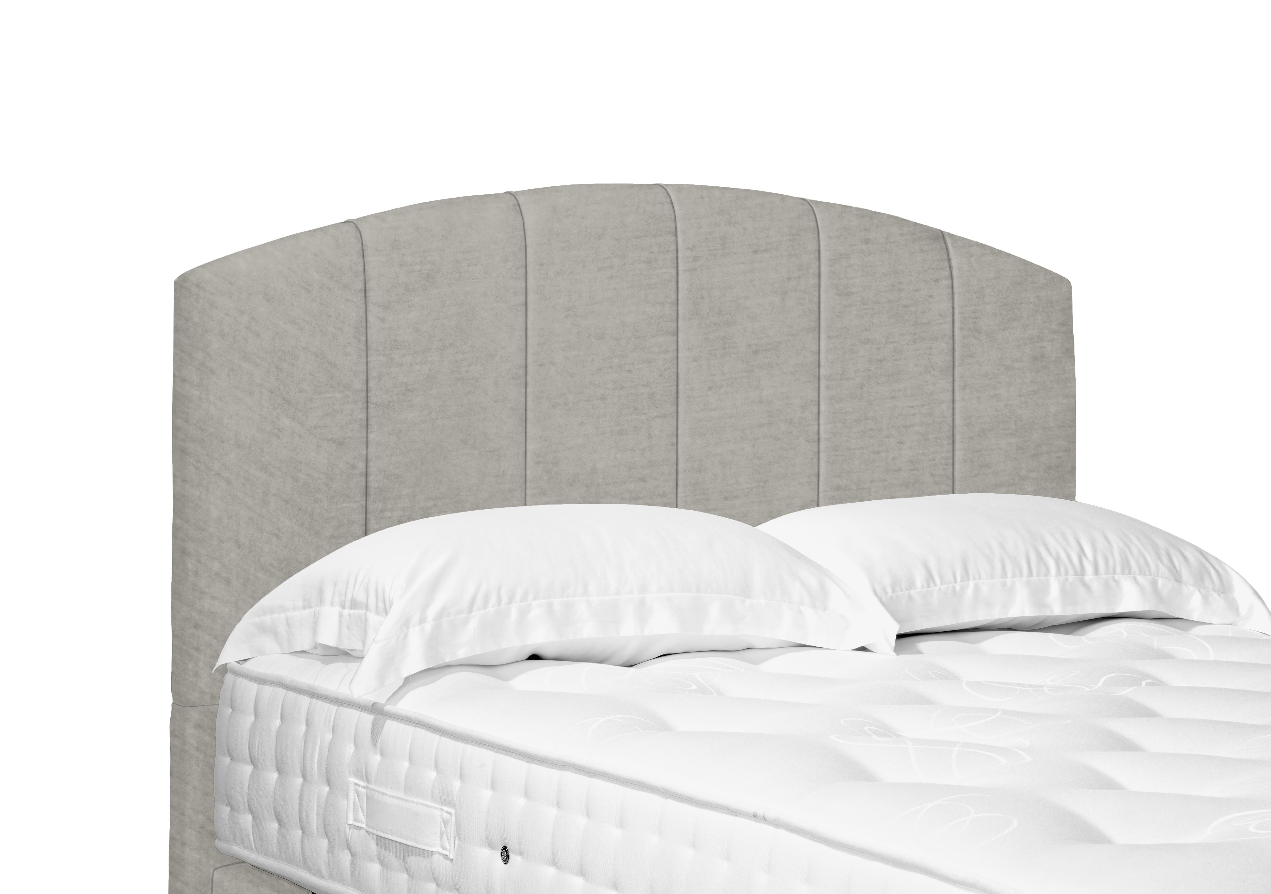 Artisan Collection Bow Standard Floor Standing Headboard in Milan Stone on Furniture Village