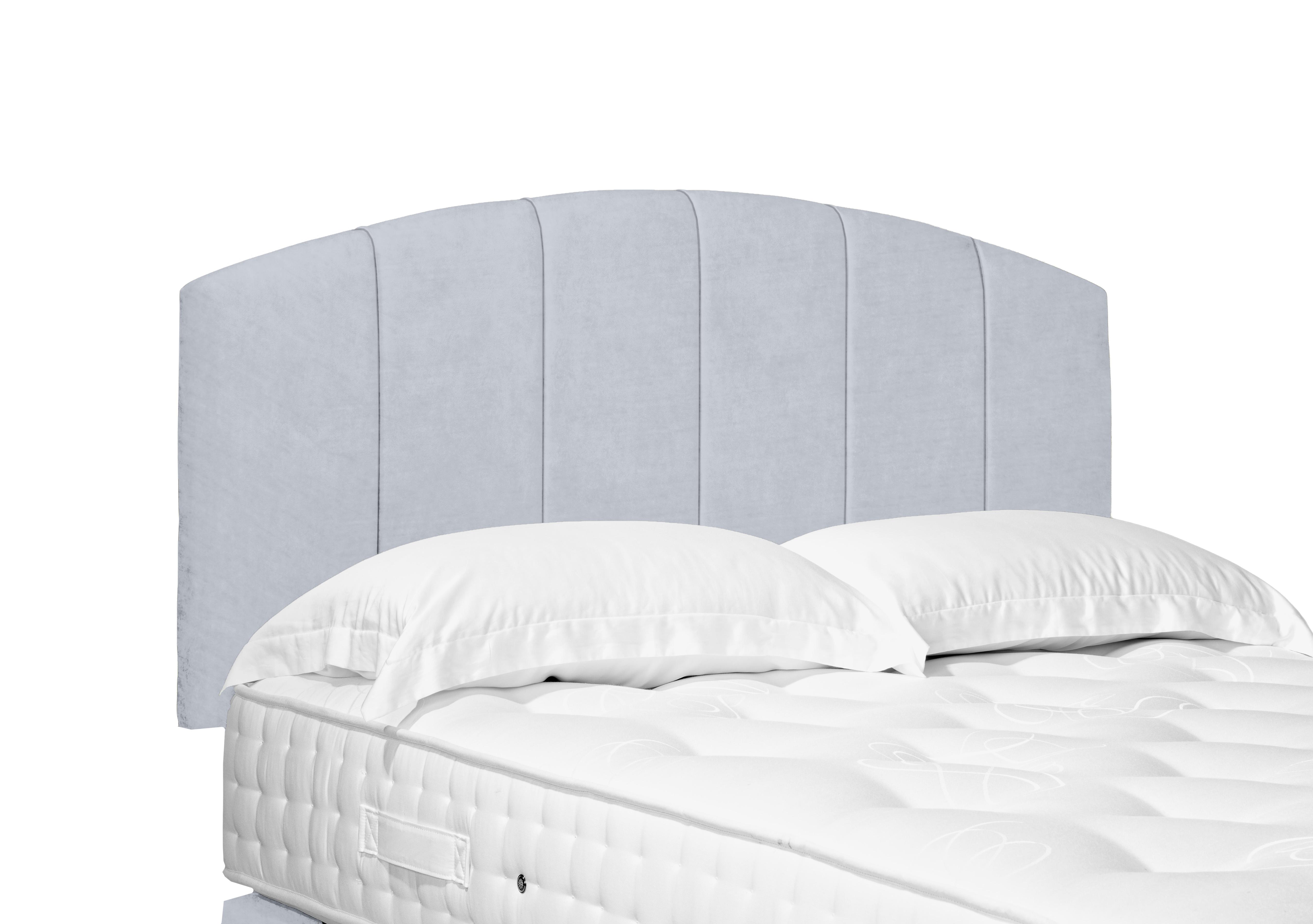 Artisan Collection Bow Standard Strutted Headboard in Seven Lilac on Furniture Village