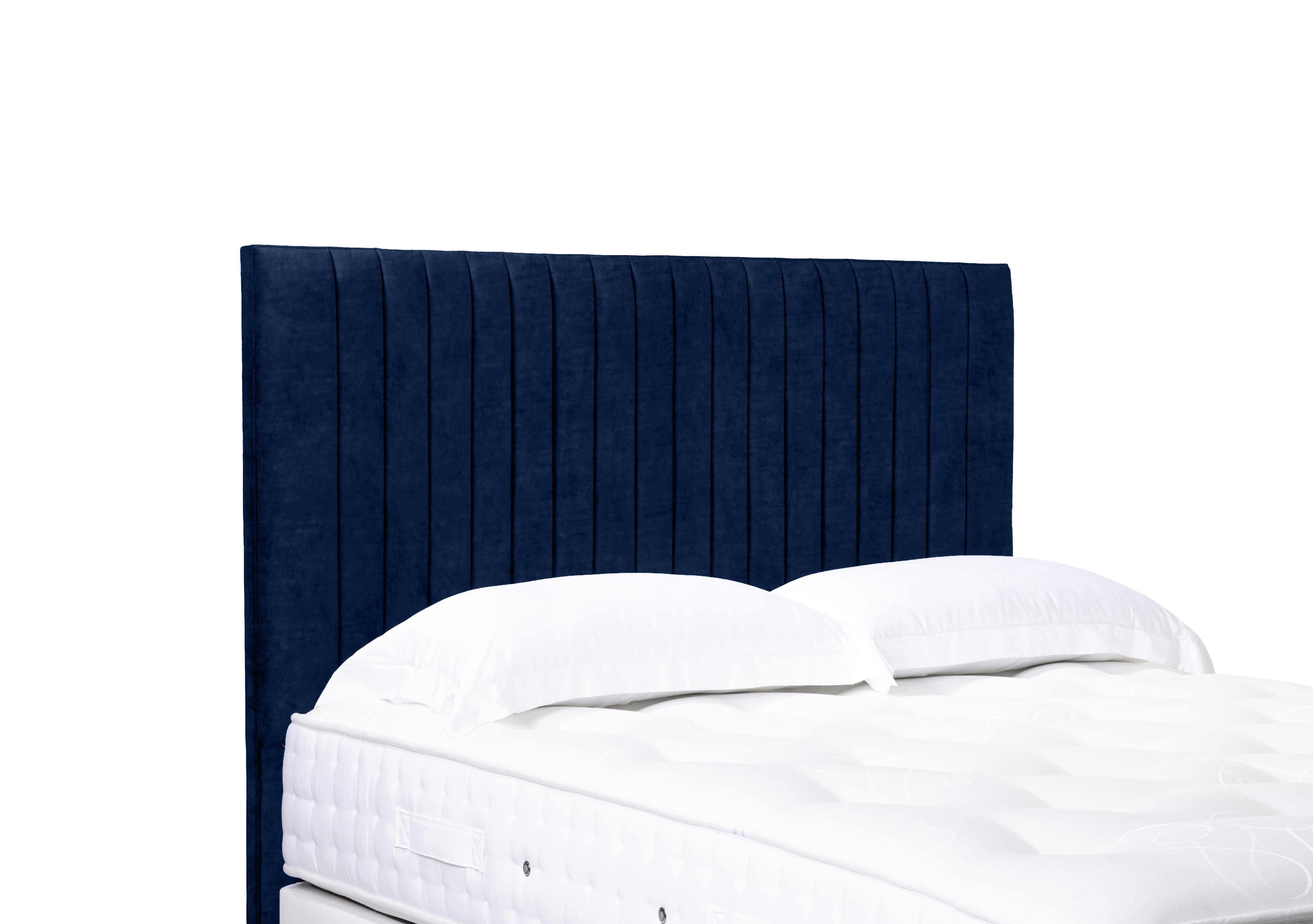 Artisan Collection Cadenza High Floor Standing Headboard in Aston Navy on Furniture Village