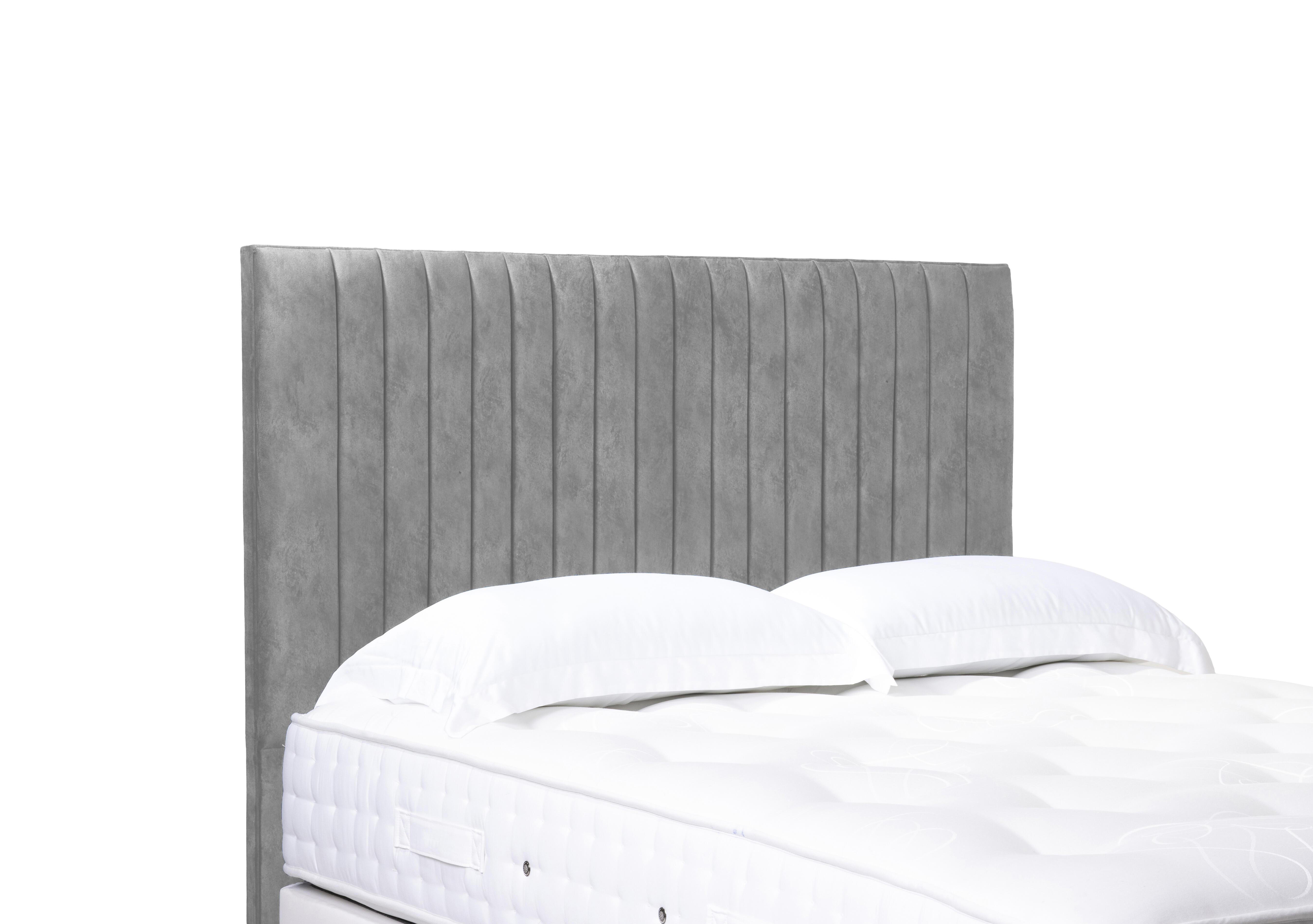 Artisan Collection Cadenza High Floor Standing Headboard in Dapple Sterling on Furniture Village