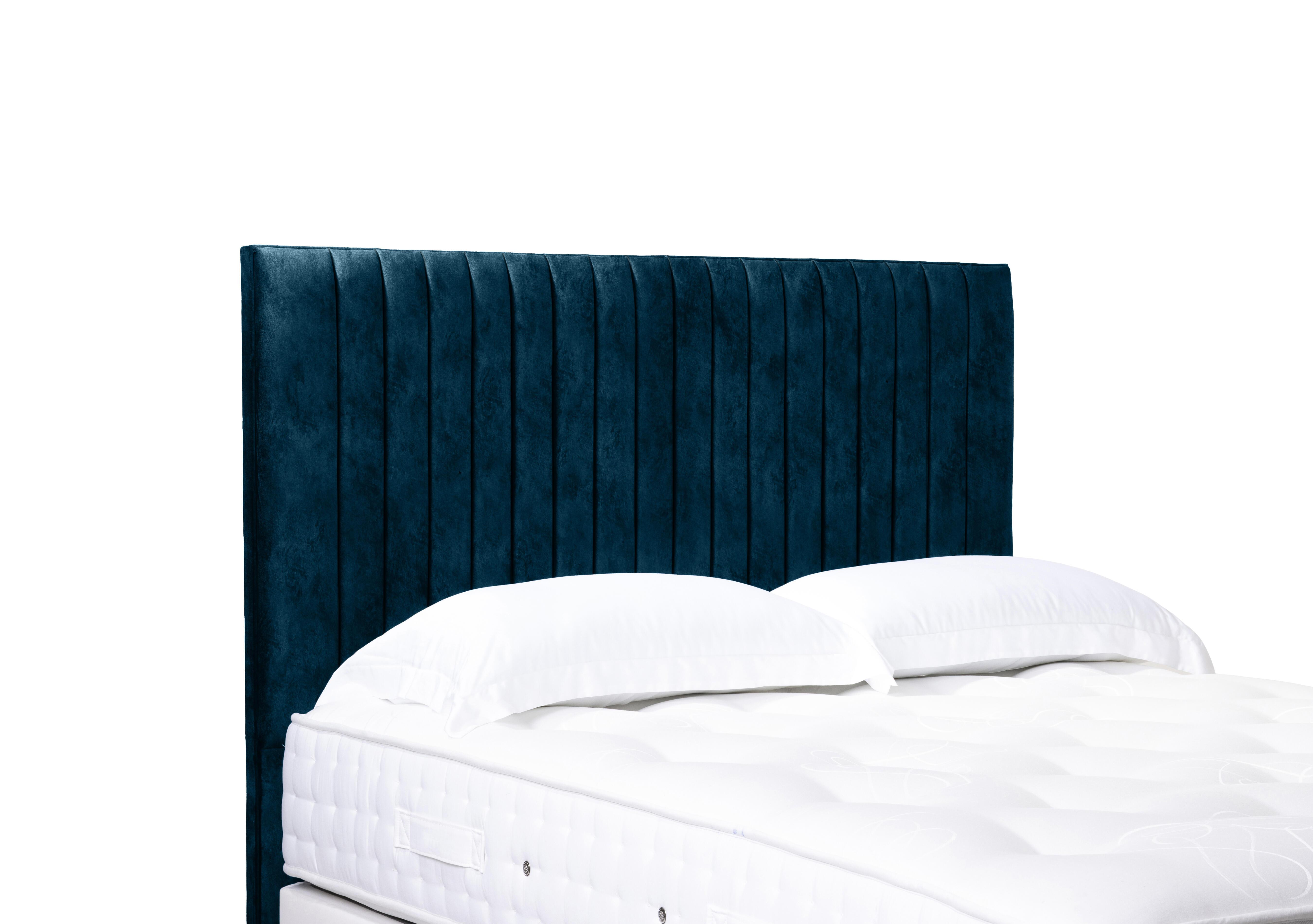 Cadenza High Floor Standing Headboard in Daytona Ocean on Furniture Village