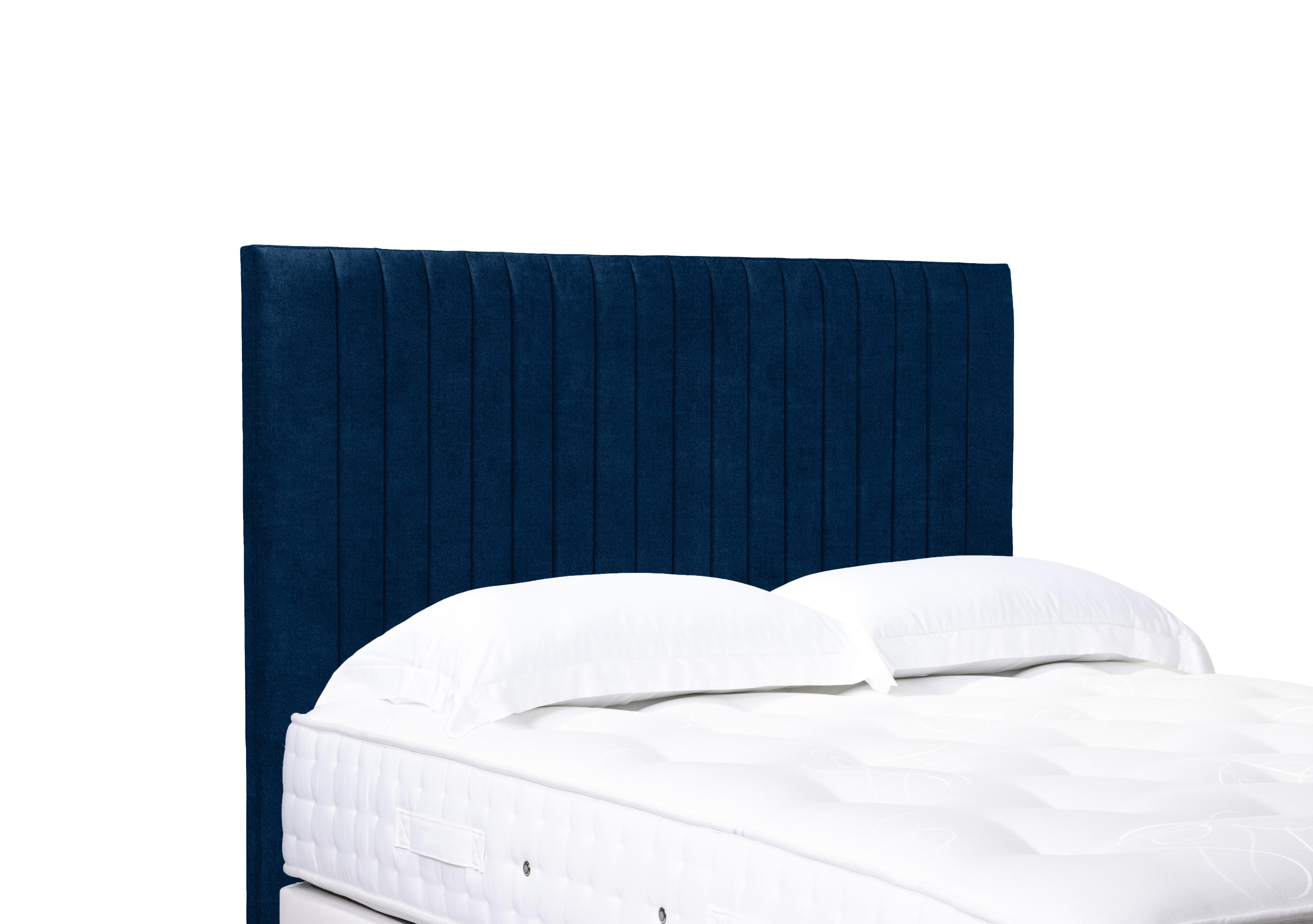 Artisan Collection Cadenza High Floor Standing Headboard in Plain Sapphire on Furniture Village