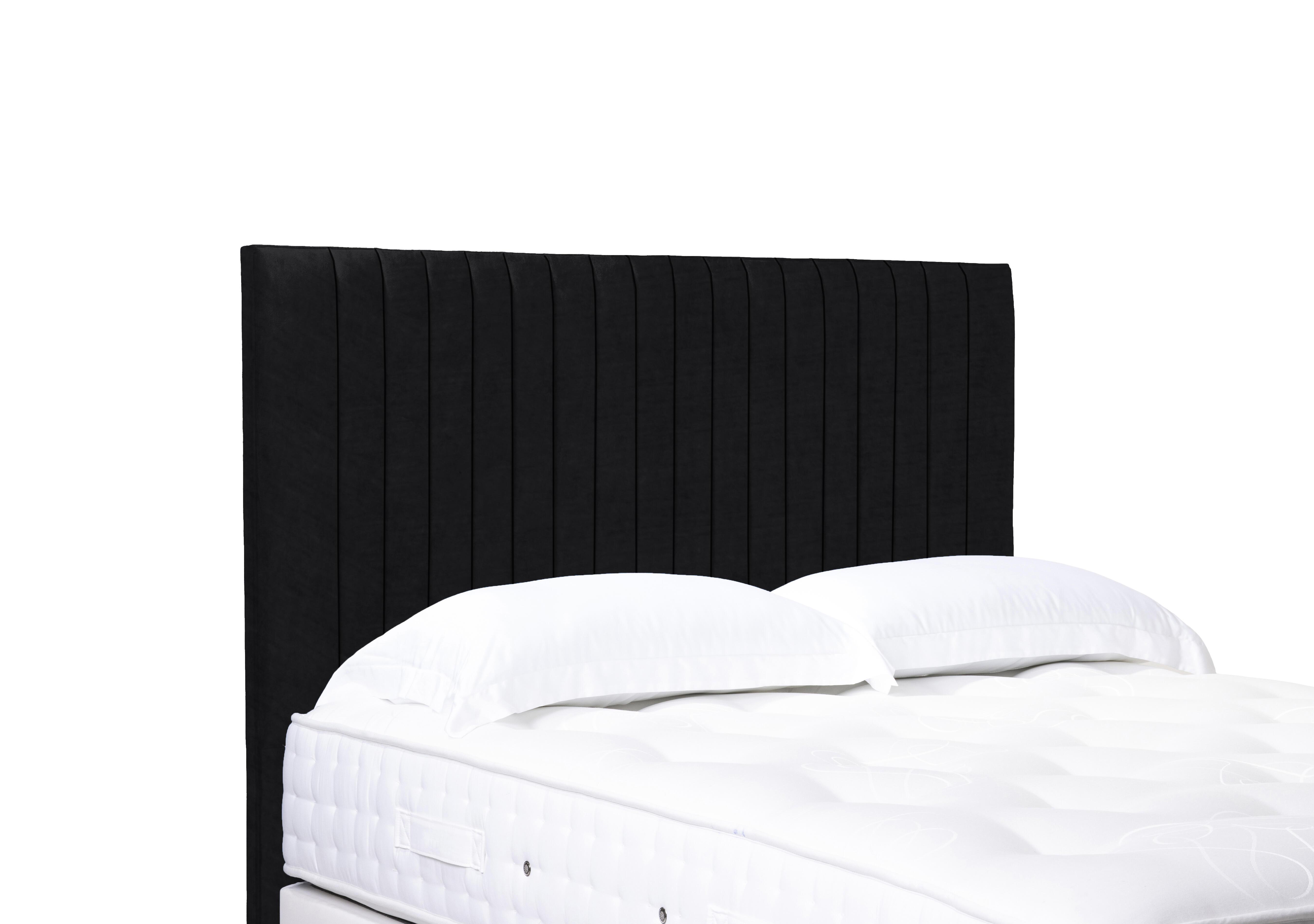 Artisan Collection Cadenza High Floor Standing Headboard in Plush Ebony on Furniture Village