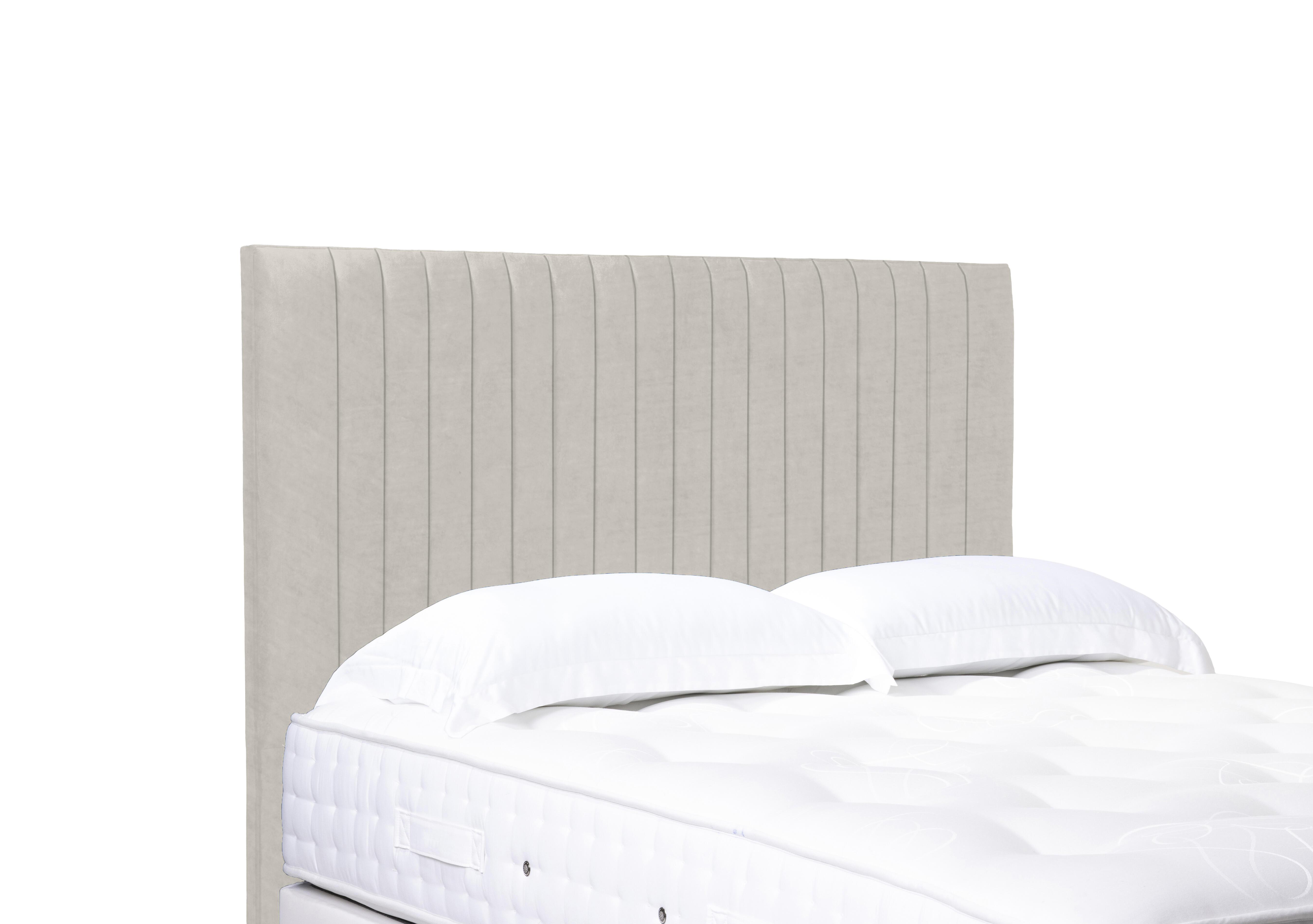 Artisan Collection Cadenza High Floor Standing Headboard in Plush Ecru on Furniture Village